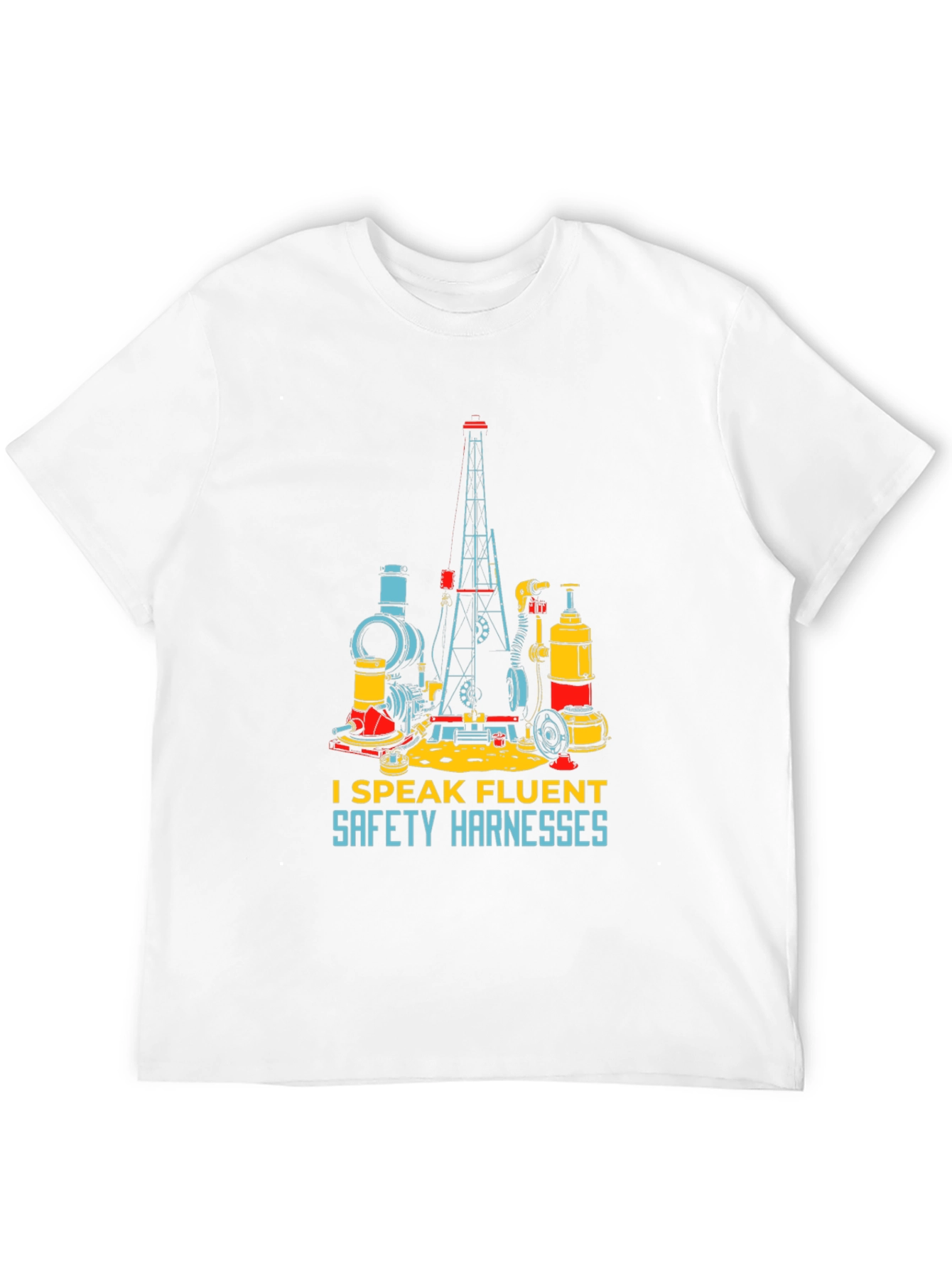 I Speak Fluent Safety Harnesses Black T-Shirt