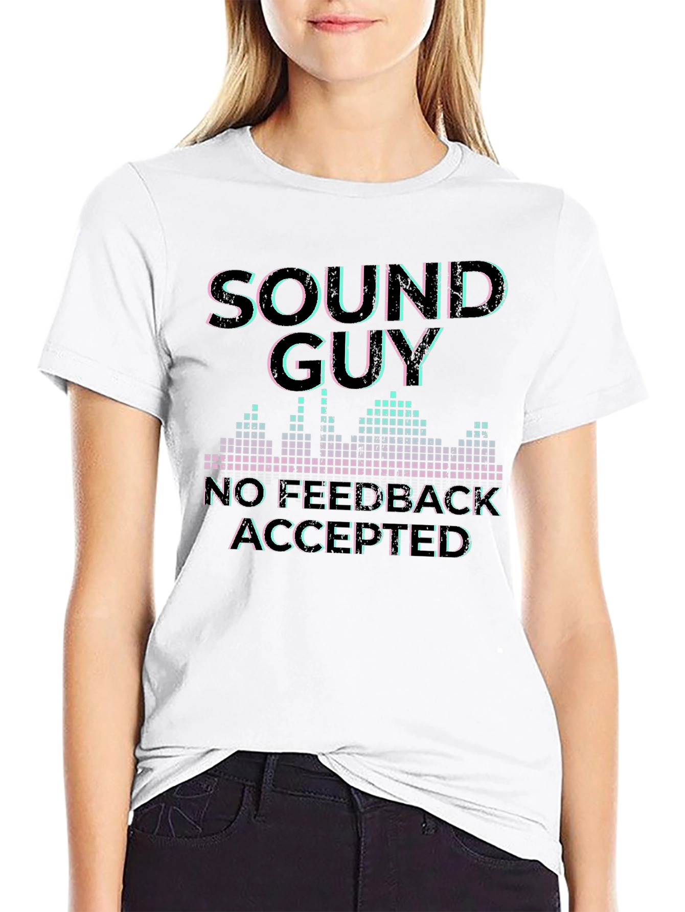 Sound Guy No Feedback Accepted Graphic T-Shirt