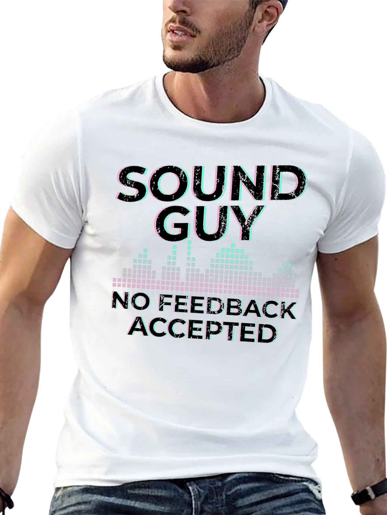 Sound Guy No Feedback Accepted Graphic T-Shirt
