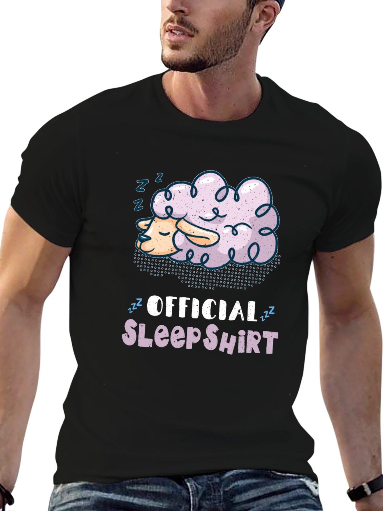 Official Sleep Shirt Funny Sheep T-Shirt