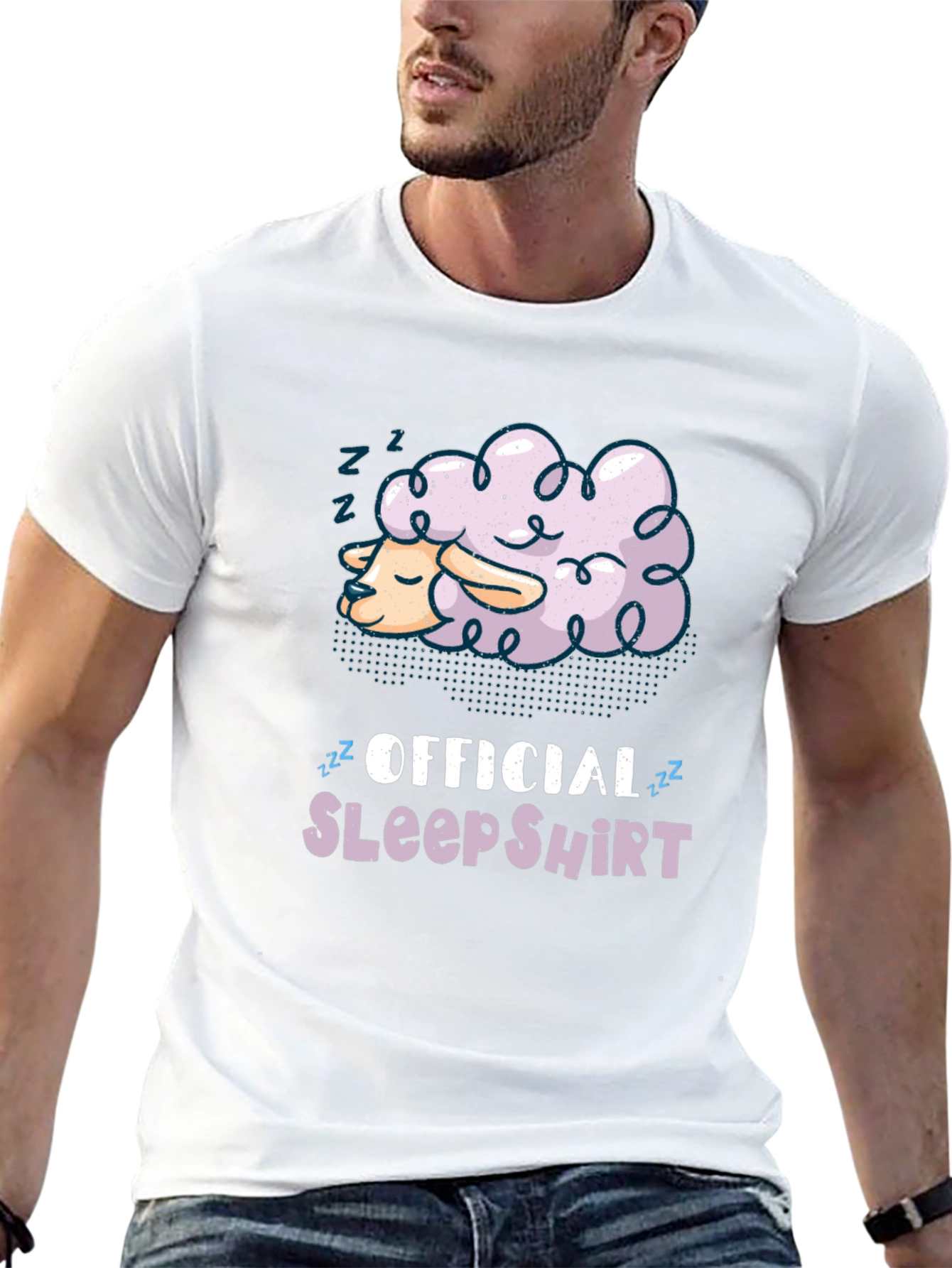 Official Sleep Shirt Funny Sheep T-Shirt
