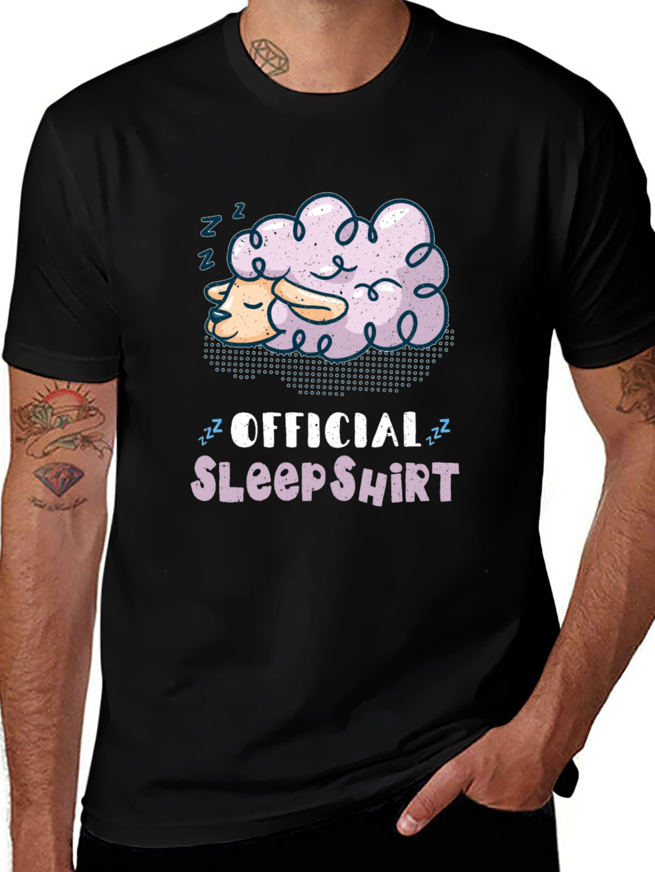 Official Sleep Shirt Funny Sheep T-Shirt