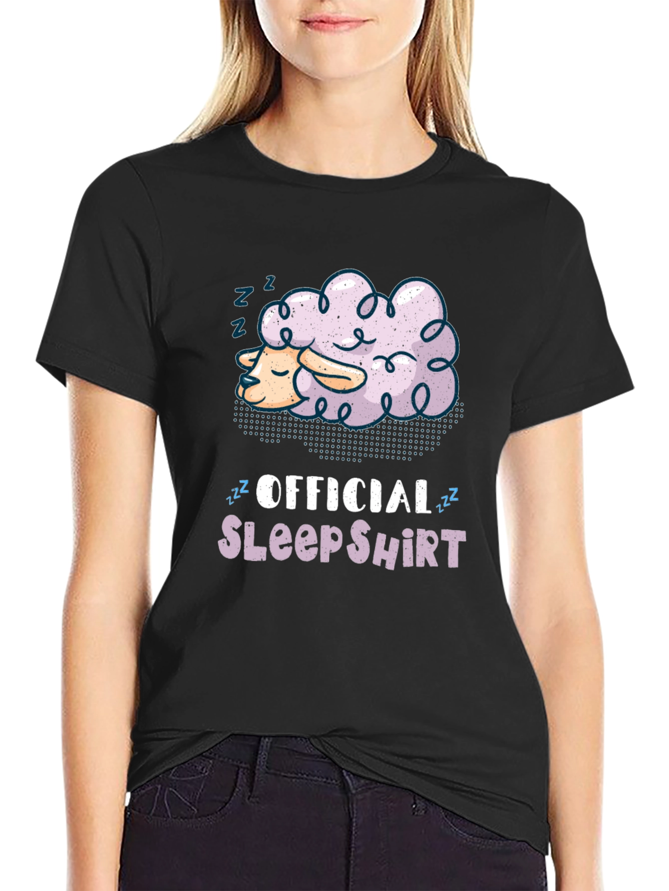 Official Sleep Shirt Funny Sheep T-Shirt