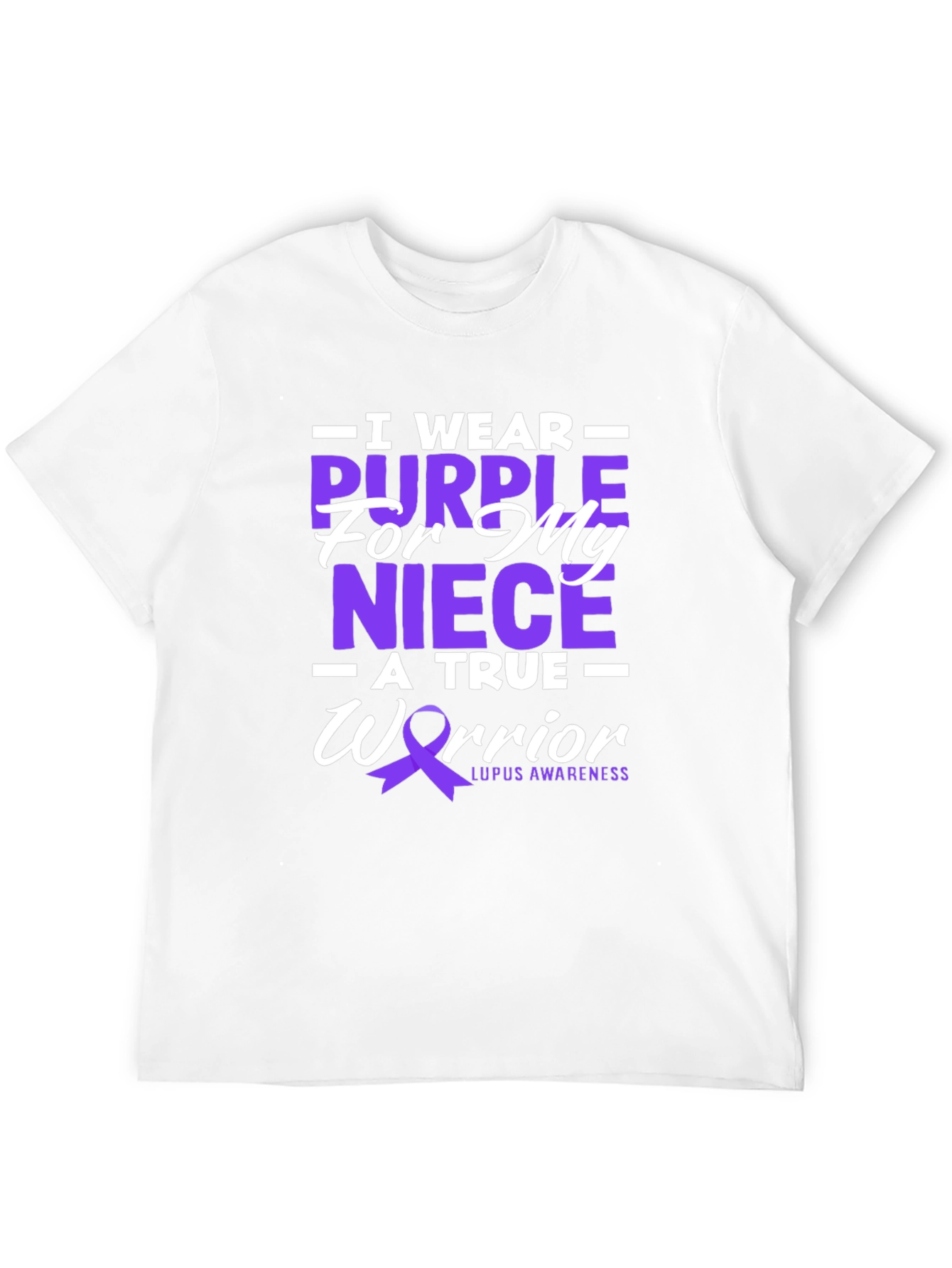 Purple Niece Lupus Awareness T-Shirt
