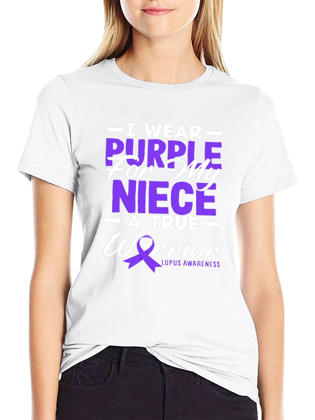 Purple Niece Lupus Awareness T-Shirt