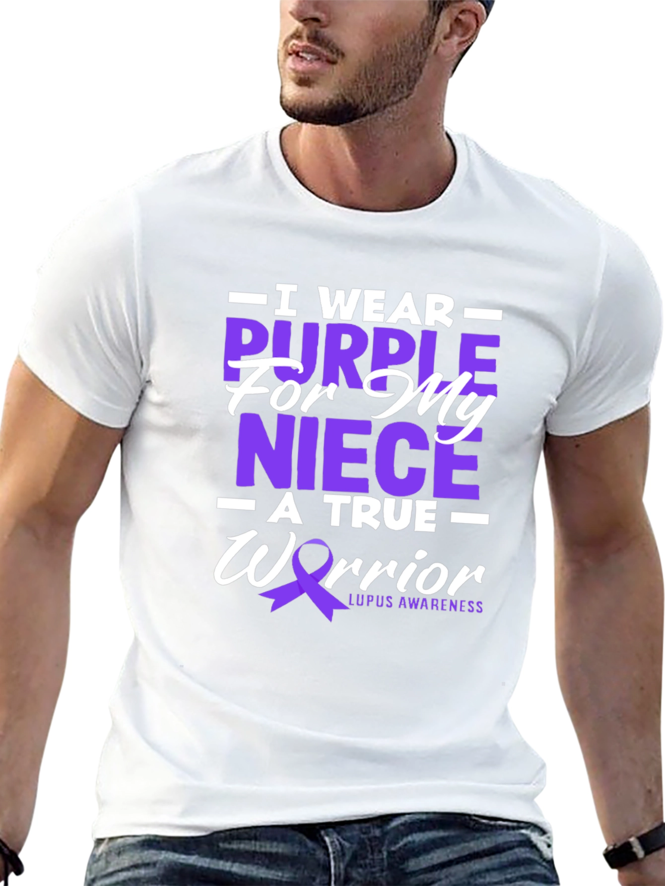 Purple Niece Lupus Awareness T-Shirt