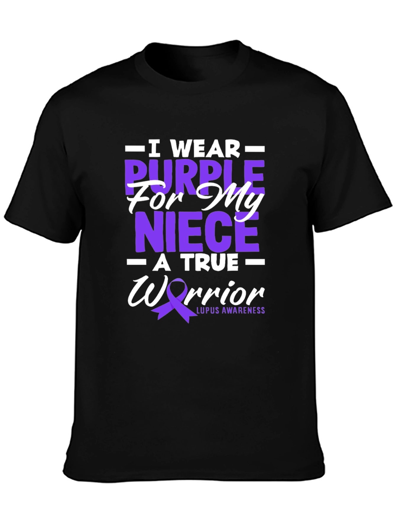 Purple Niece Lupus Awareness T-Shirt