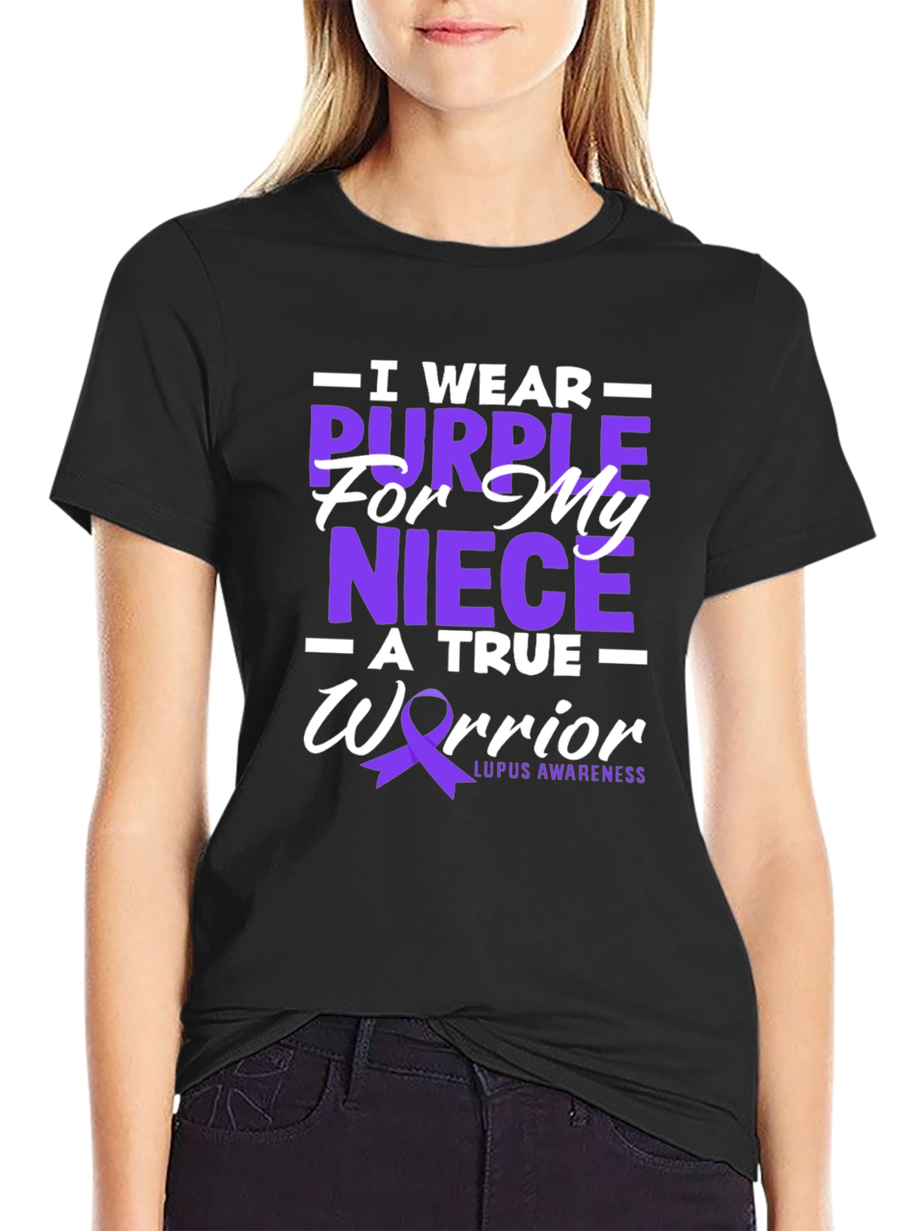 Purple Niece Lupus Awareness T-Shirt