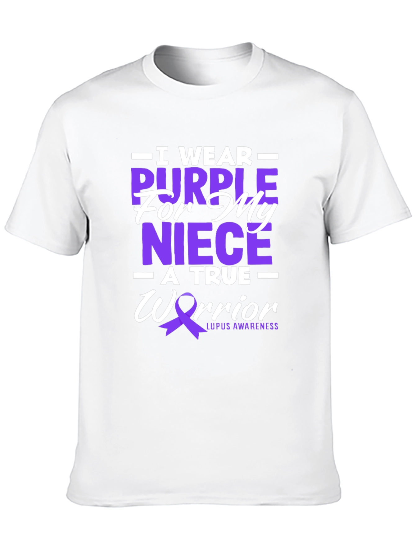 Purple Niece Lupus Awareness T-Shirt