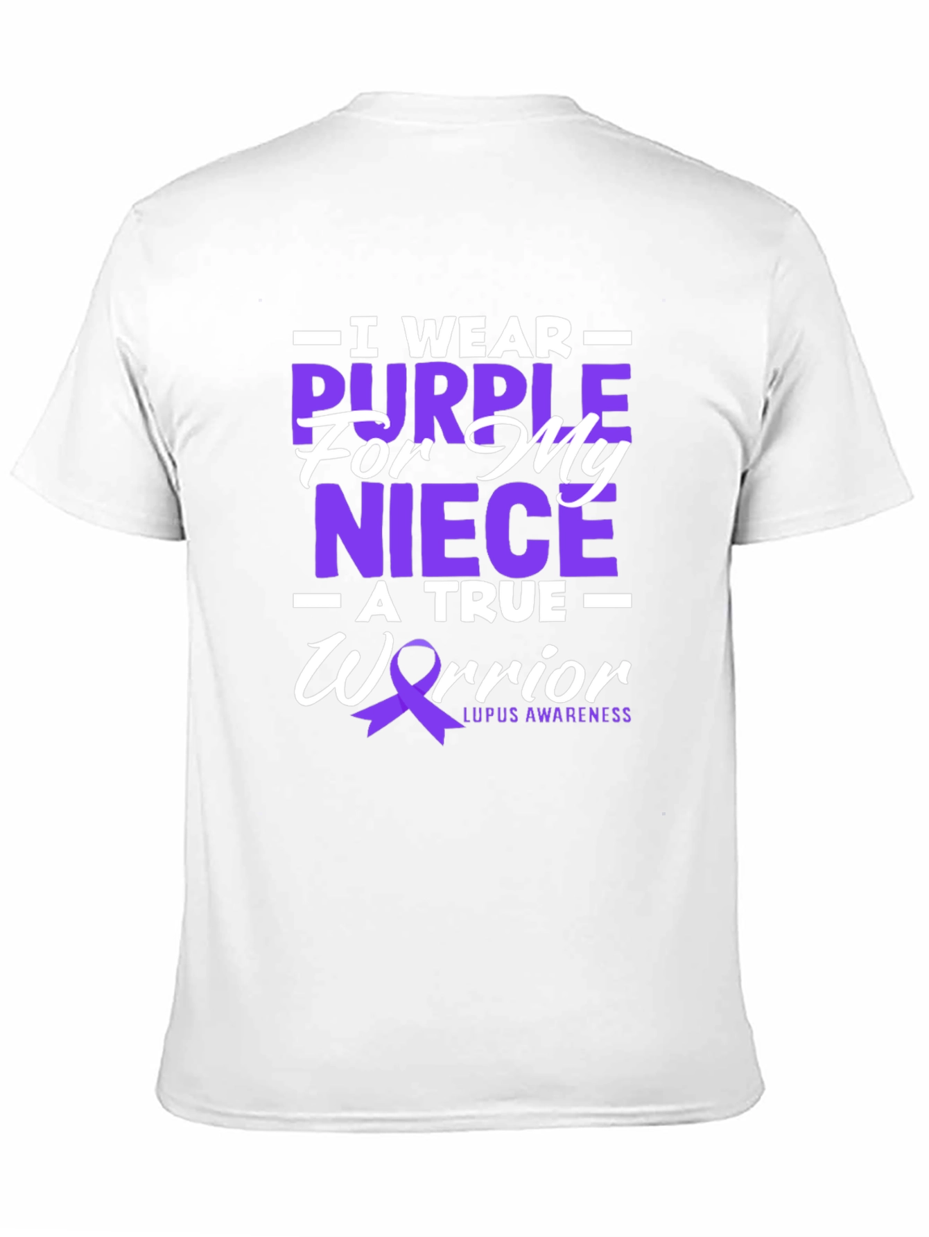 Purple Niece Lupus Awareness T-Shirt