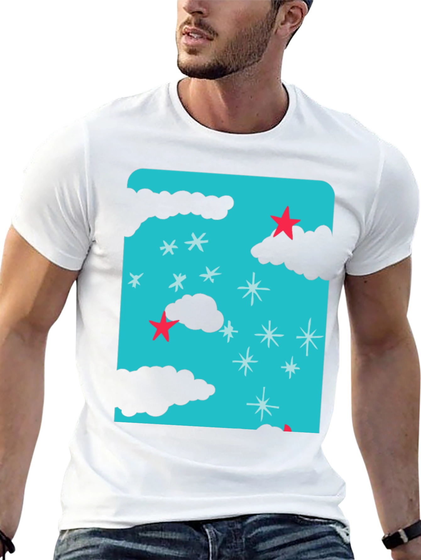 Starry Night T-Shirt - Fun Graphic Tee