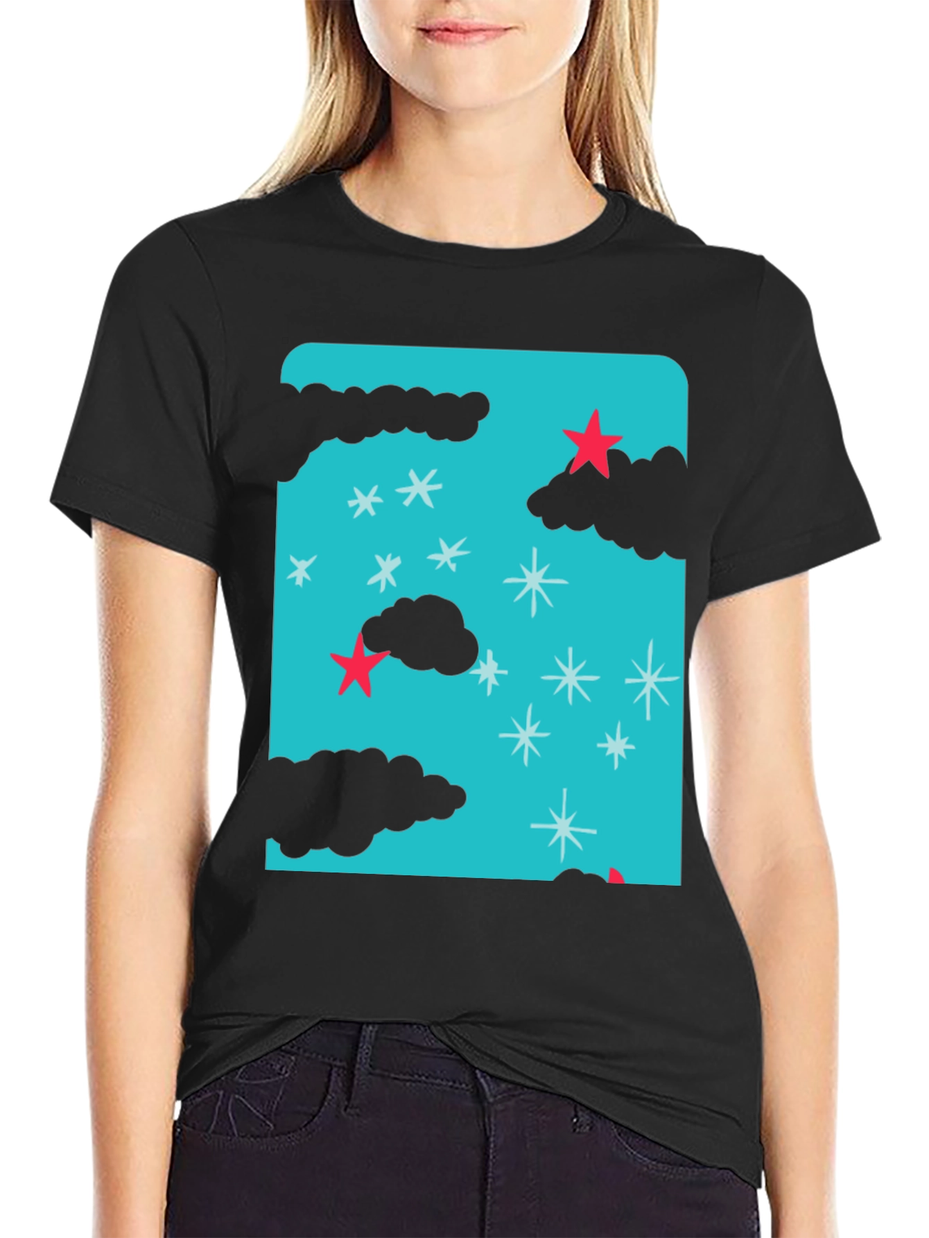 Starry Night T-Shirt - Fun Graphic Tee