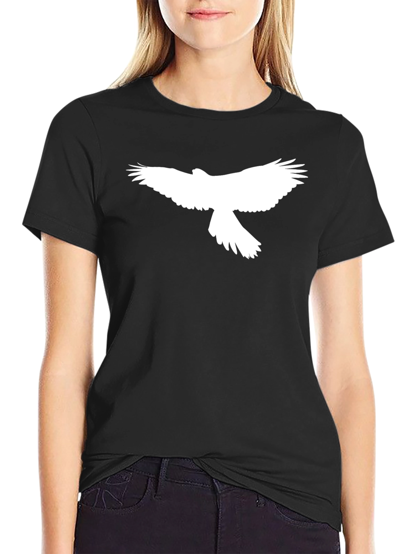 Black Eagle Graphic Tee - Mens Stylish Cotton Shirt