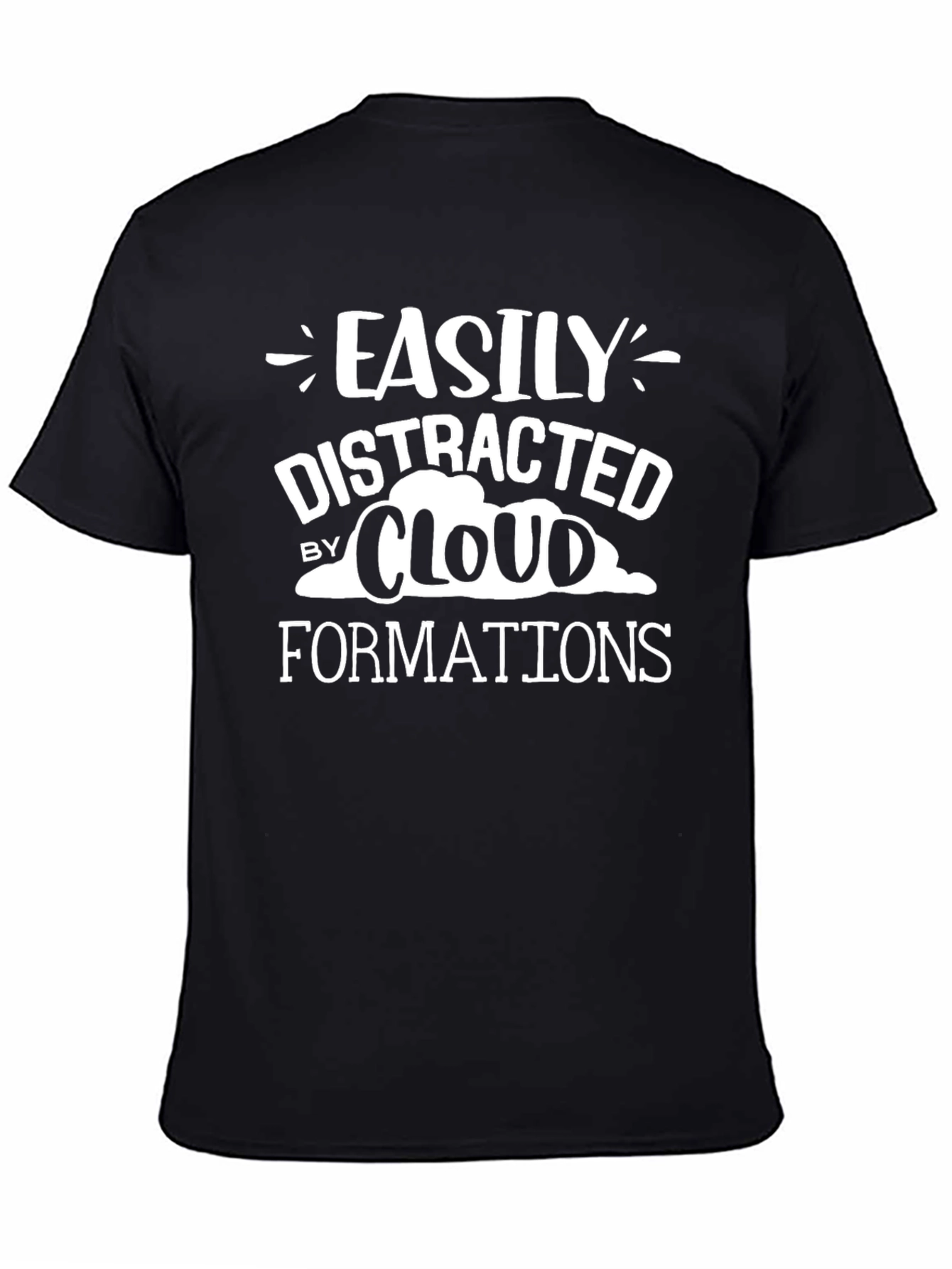 Easily Distracted By Cloud Formations Graphic T-Shirt