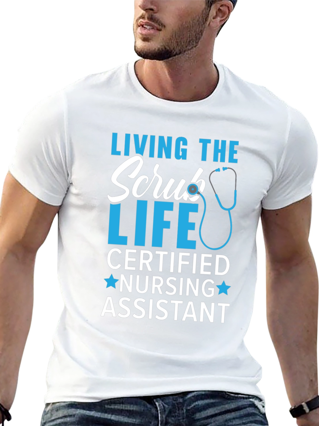 Living the Scrub Life Nursing Assistant T-Shirt