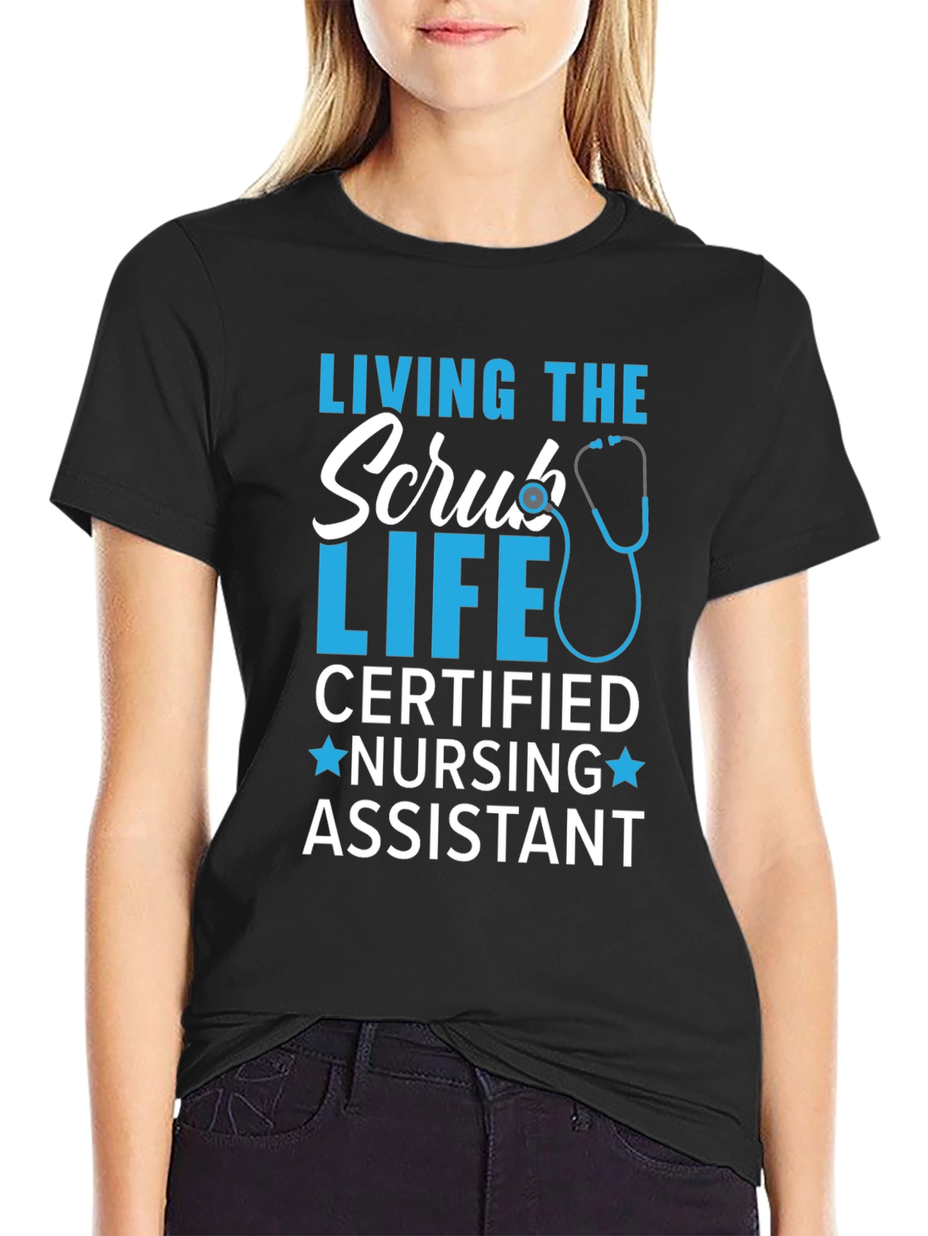 Living the Scrub Life Nursing Assistant T-Shirt