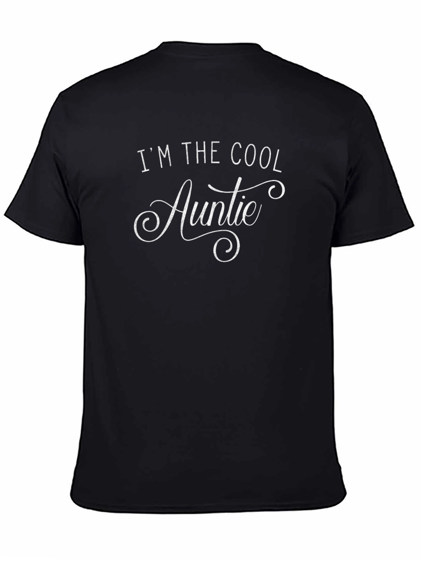 Cool Auntie Graphic Tee - Black