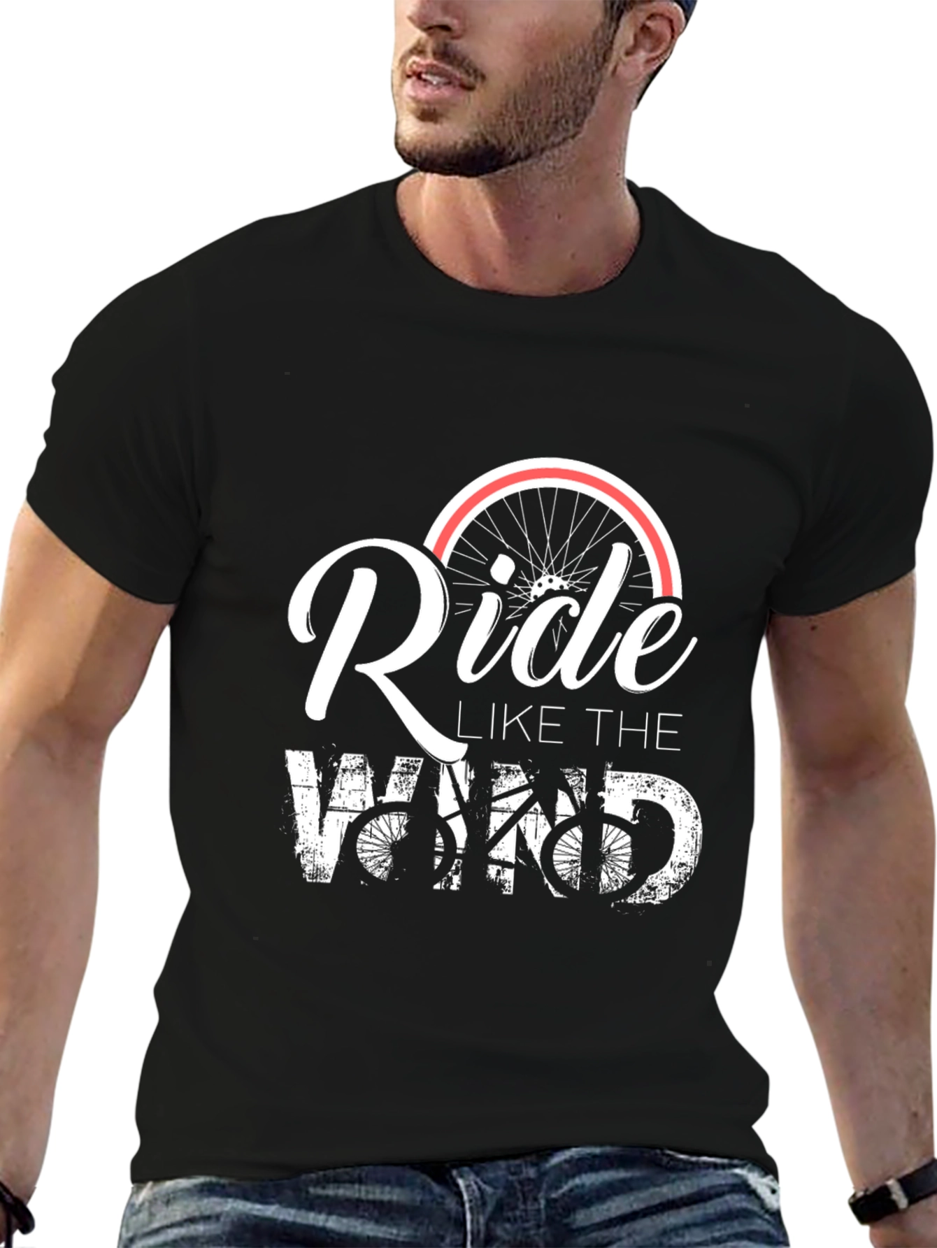 Ride Like The Wind Bike Graphic T-Shirt