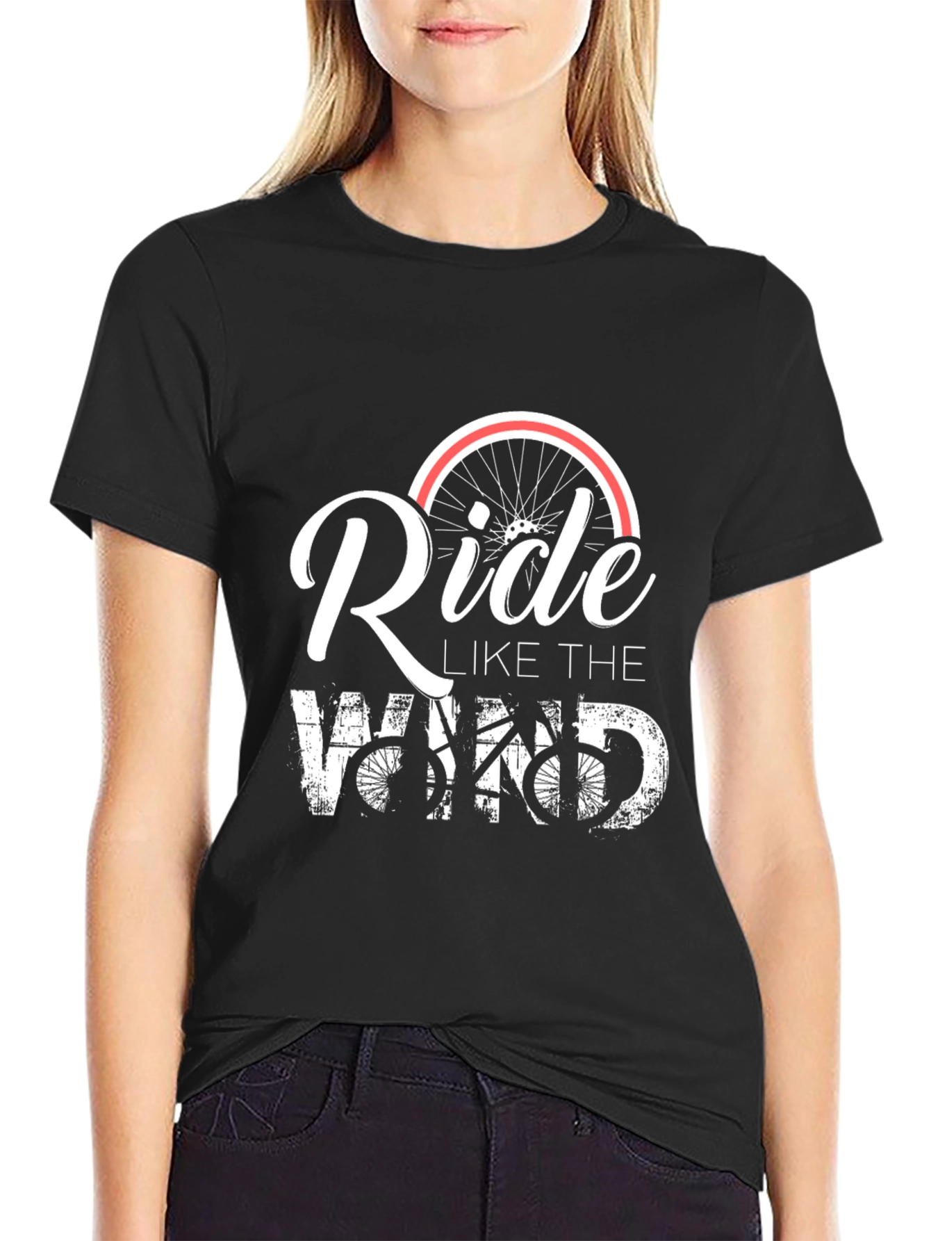 Ride Like The Wind Bike Graphic T-Shirt