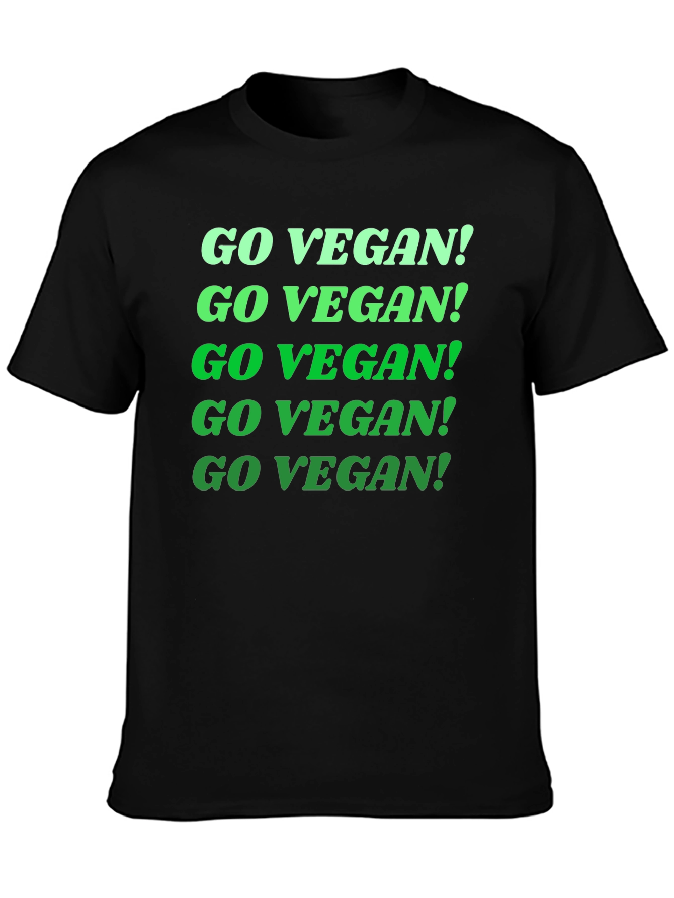 Go Vegan Graphic Tee - Statement T-Shirt
