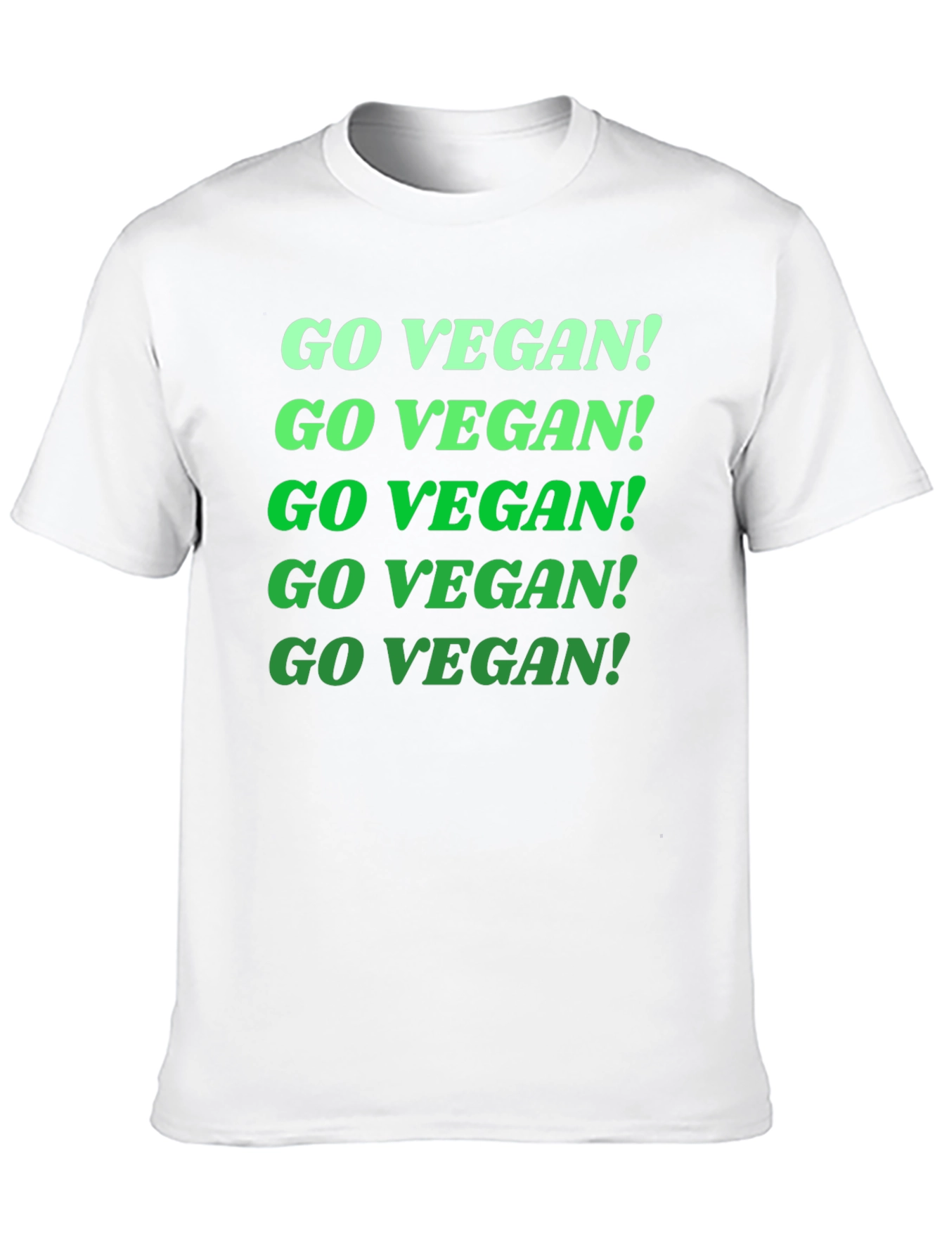 Go Vegan Graphic Tee - Statement T-Shirt