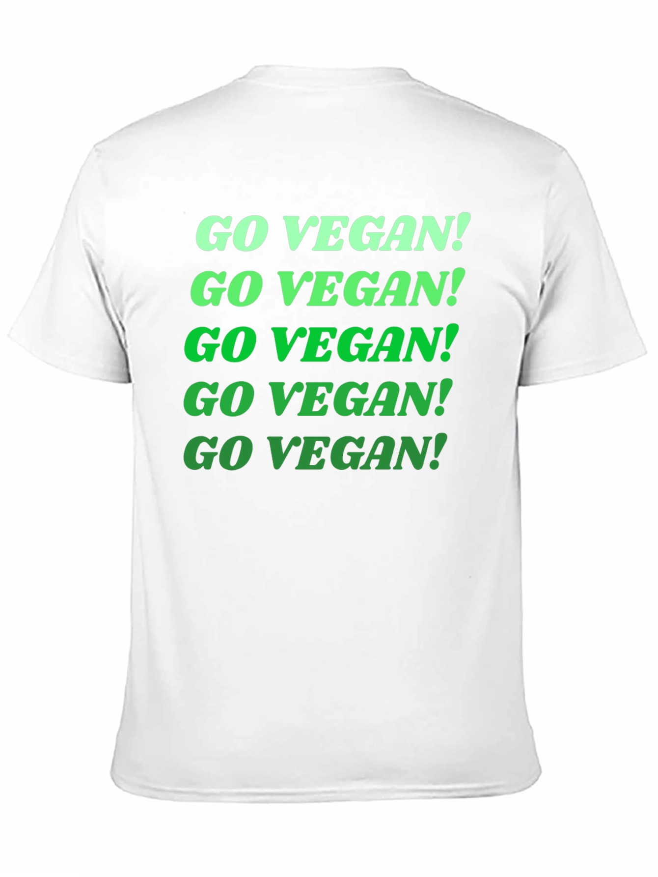 Go Vegan Graphic Tee - Statement T-Shirt