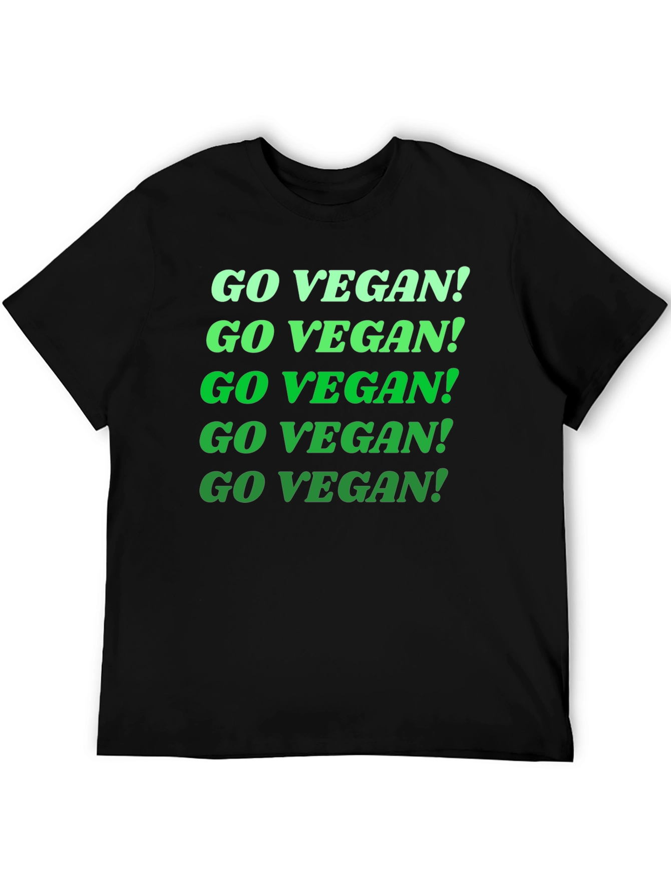 Go Vegan Graphic Tee - Statement T-Shirt