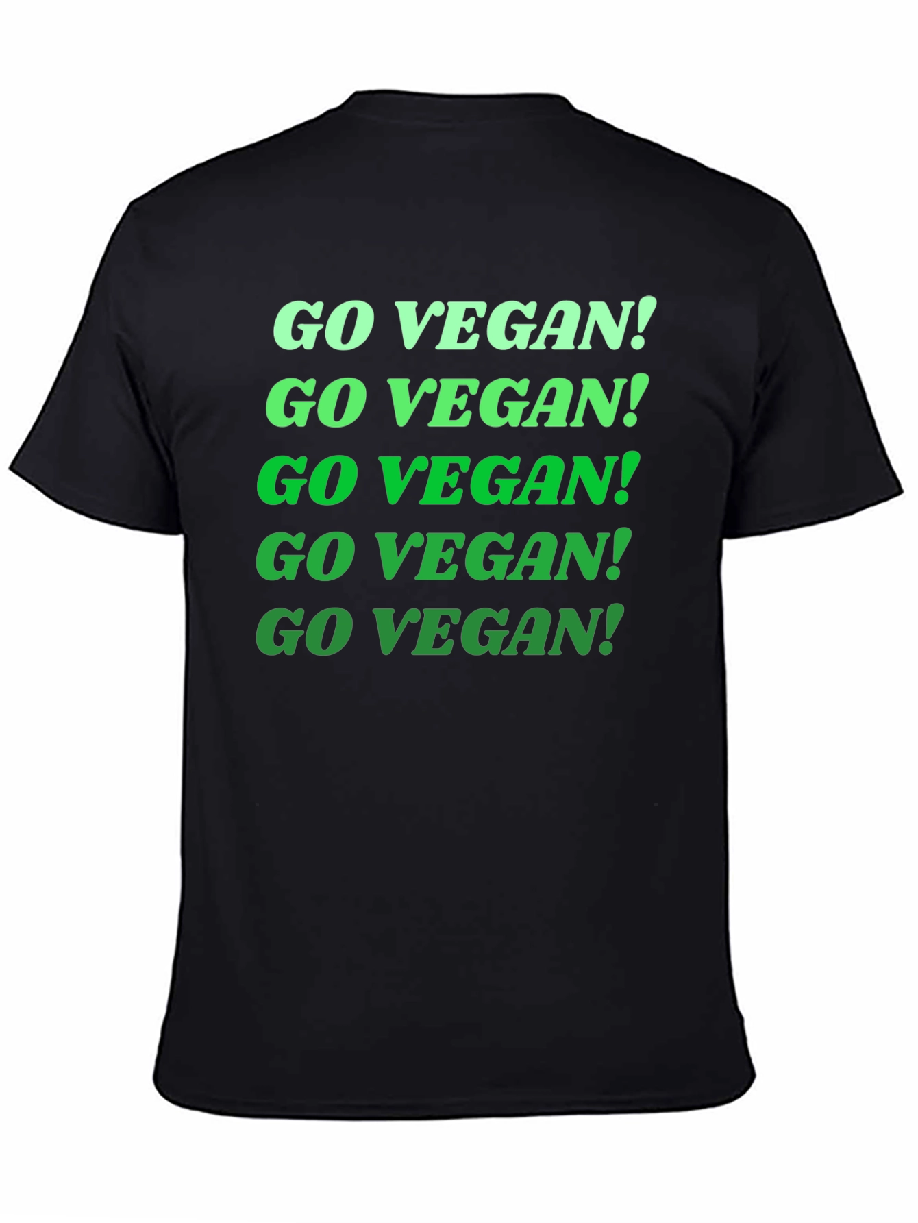 Go Vegan Graphic Tee - Statement T-Shirt