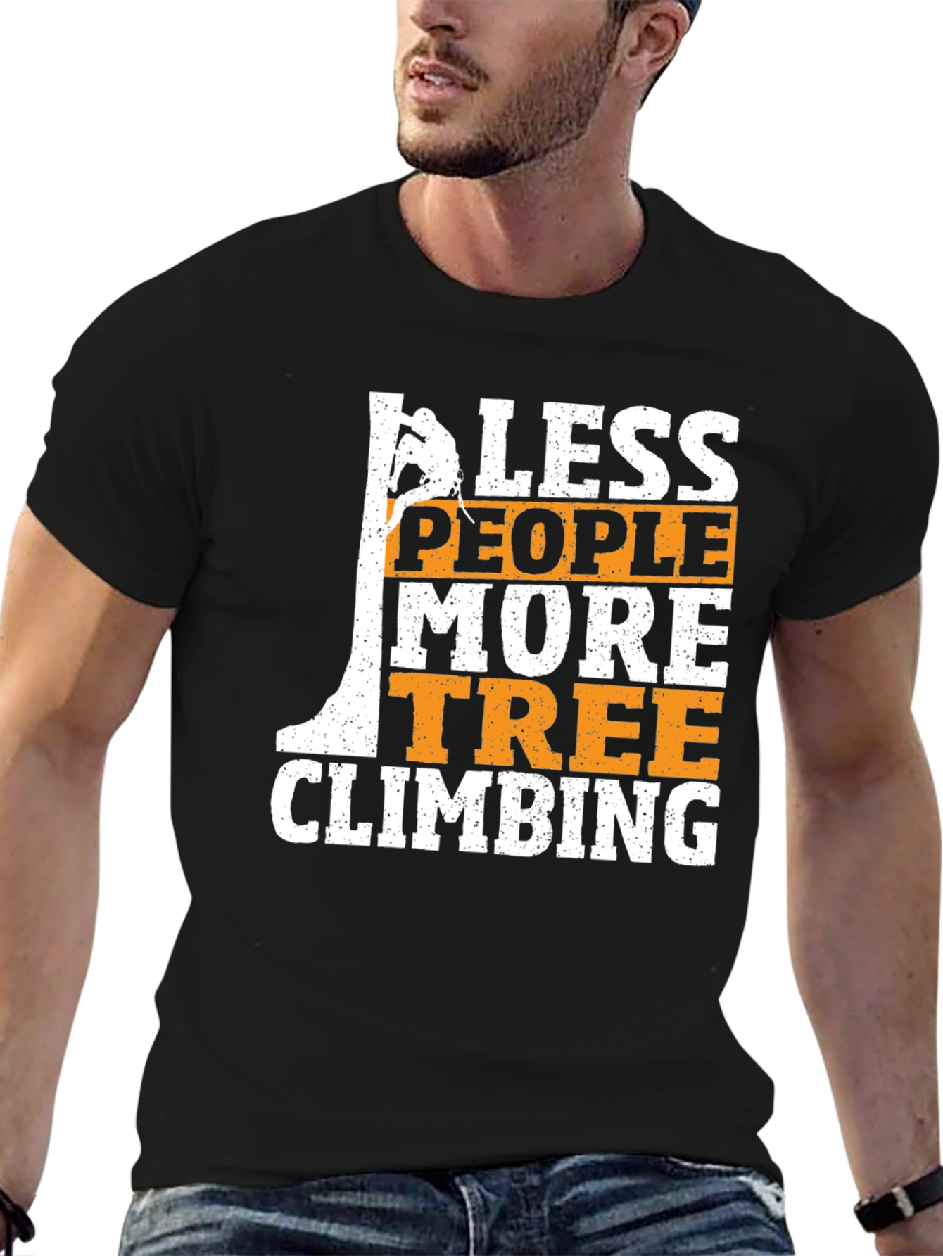 Less People More Tree Climbing Graphic Tee