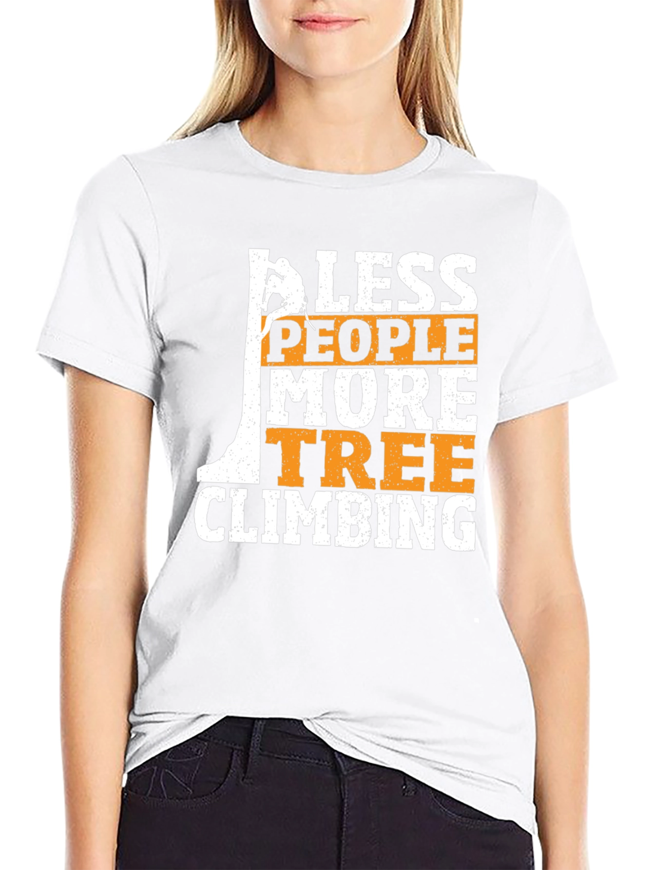 Less People More Tree Climbing Graphic Tee