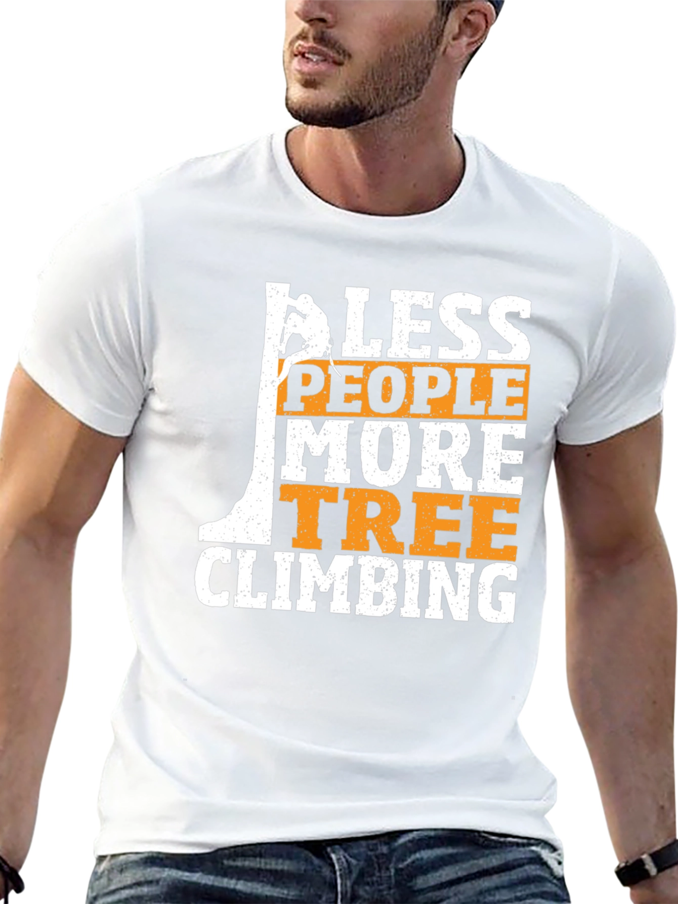 Less People More Tree Climbing Graphic Tee