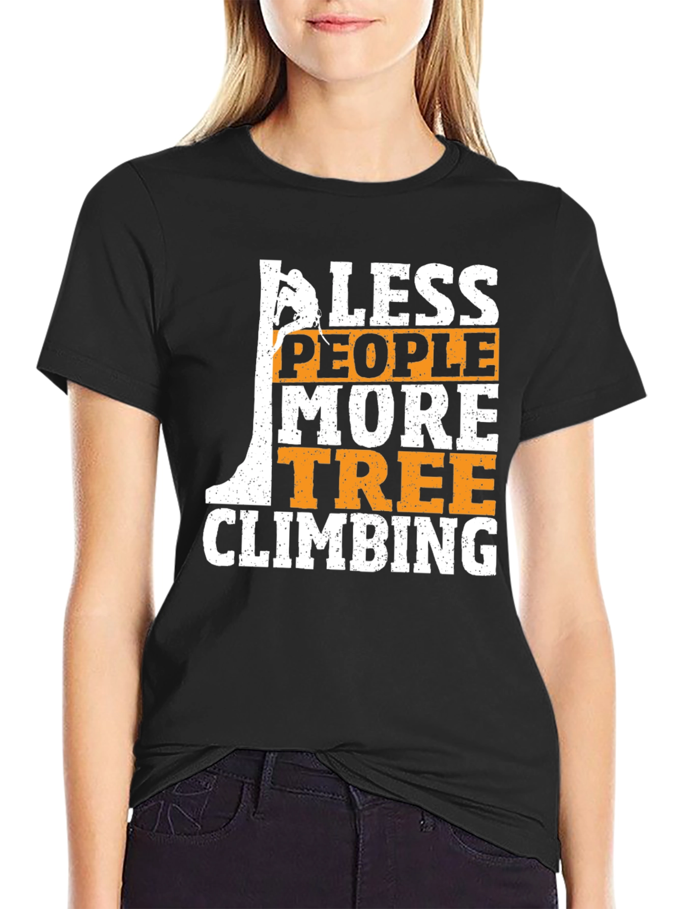 Less People More Tree Climbing Graphic Tee