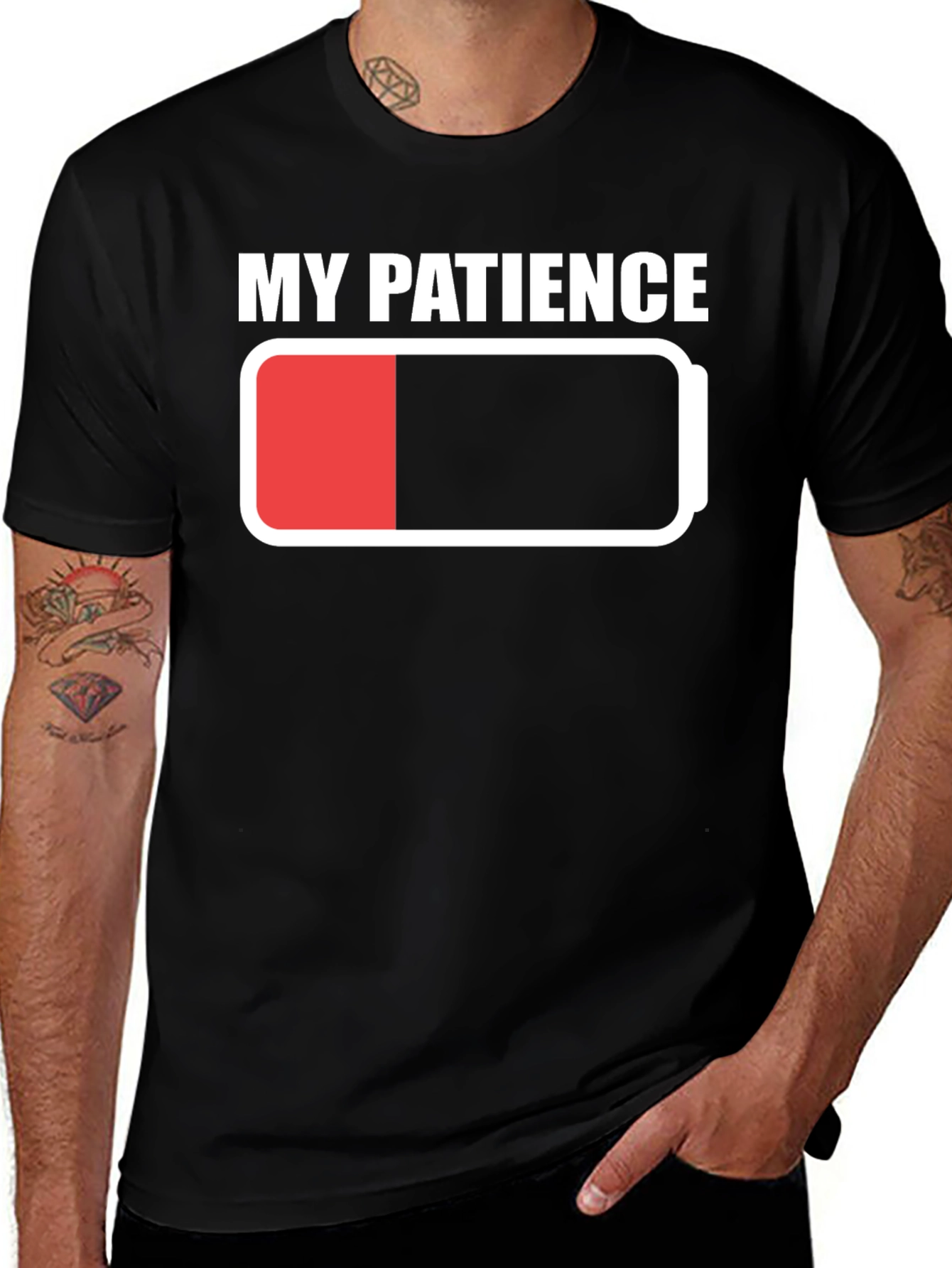 My Patience Battery Low T-Shirt