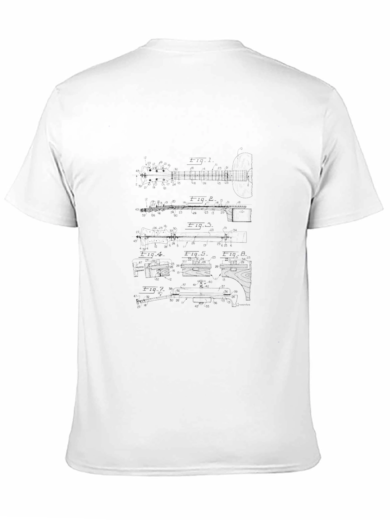 Blueprint Graphic Black T-Shirt