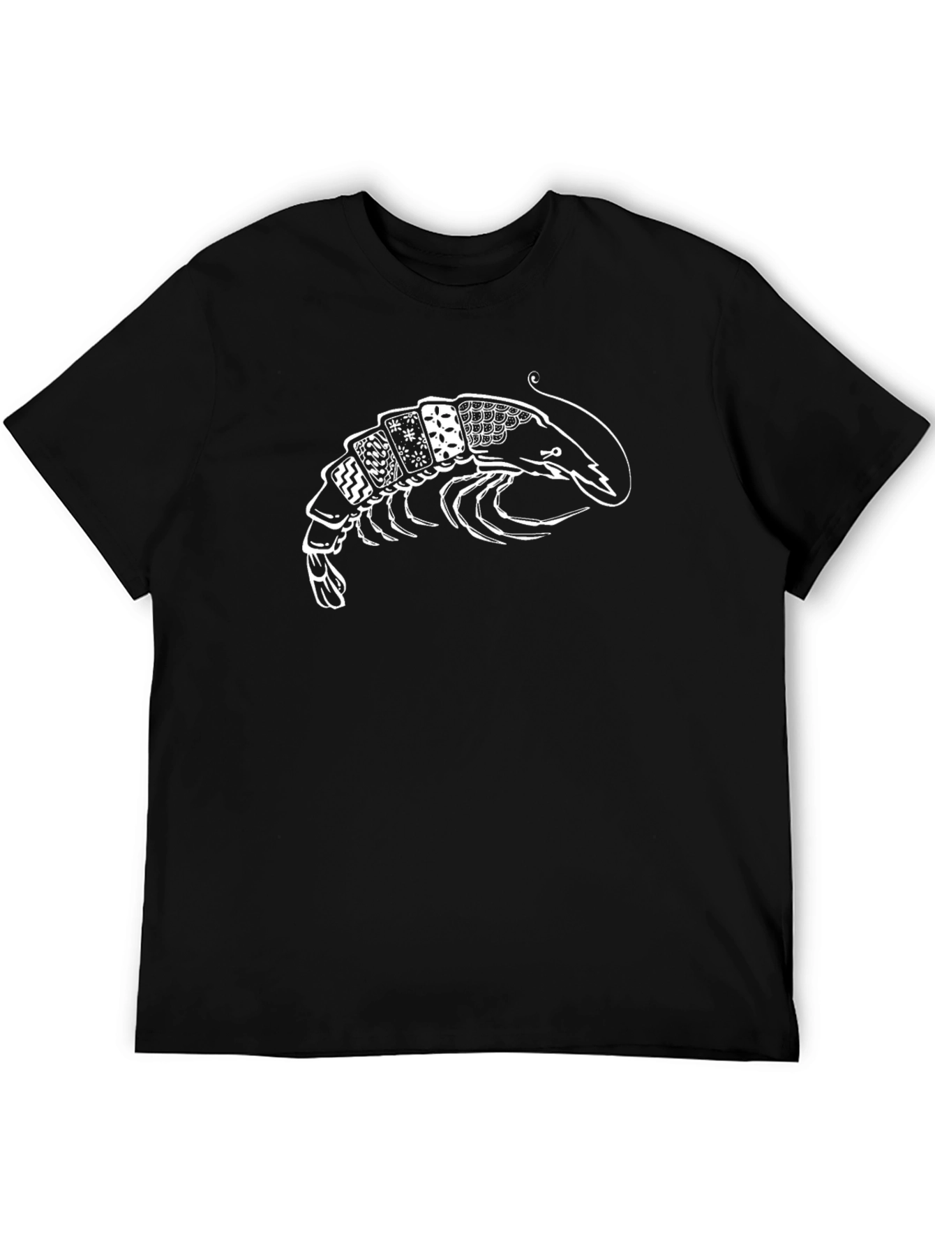 Lobster Card T-Shirt - Black Graphic Tee