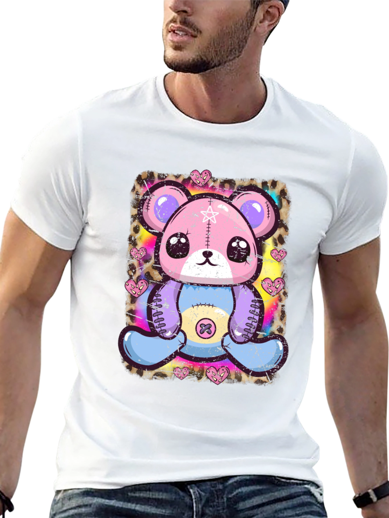 Gothic Pastel Teddy Bear T-Shirt