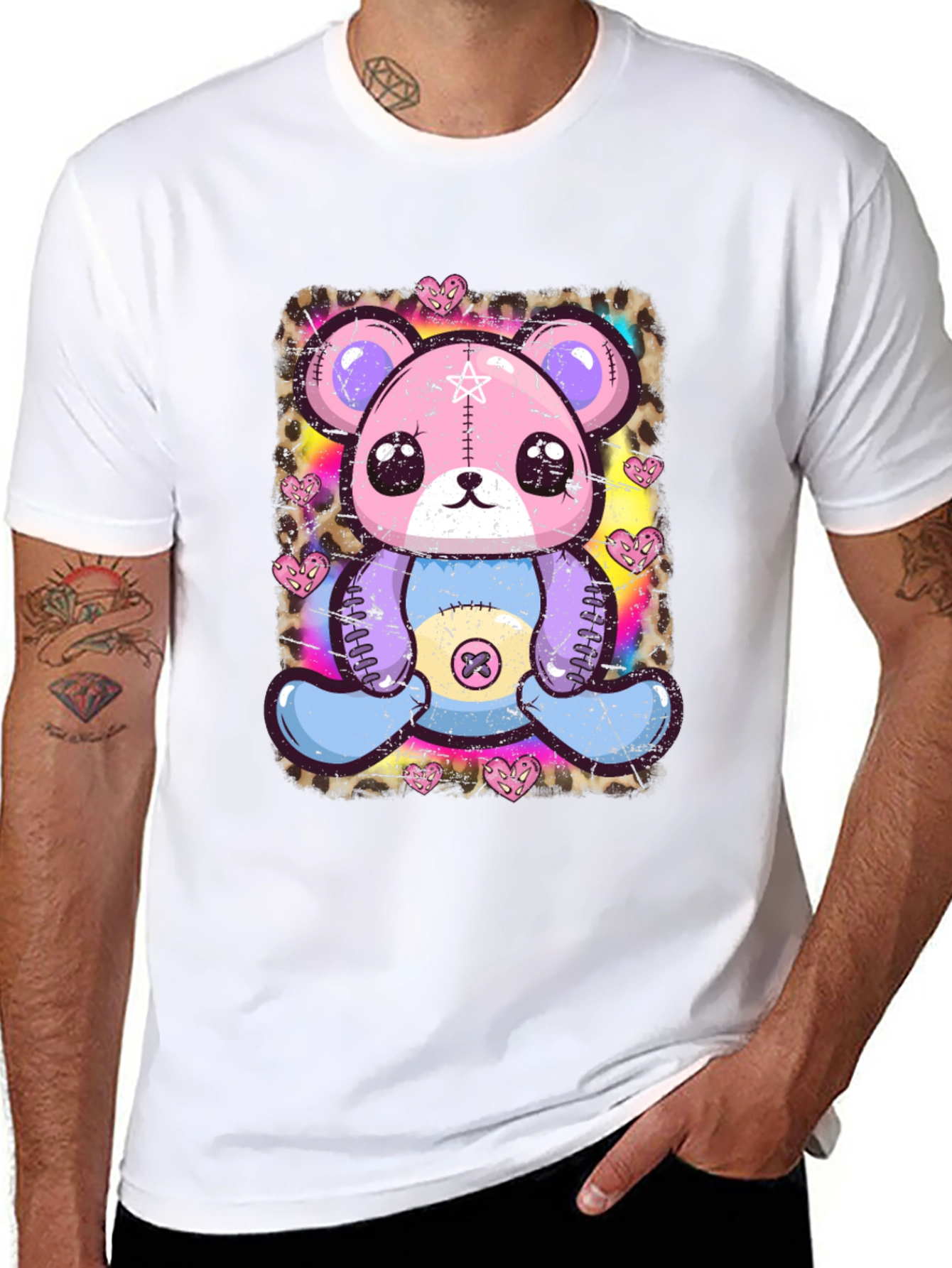 Gothic Pastel Teddy Bear T-Shirt