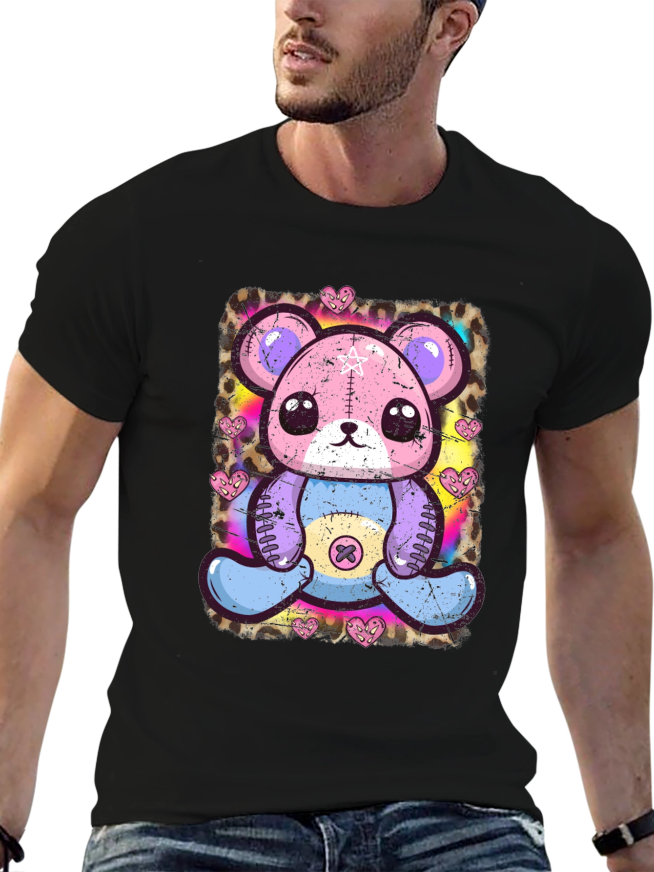 Gothic Pastel Teddy Bear T-Shirt