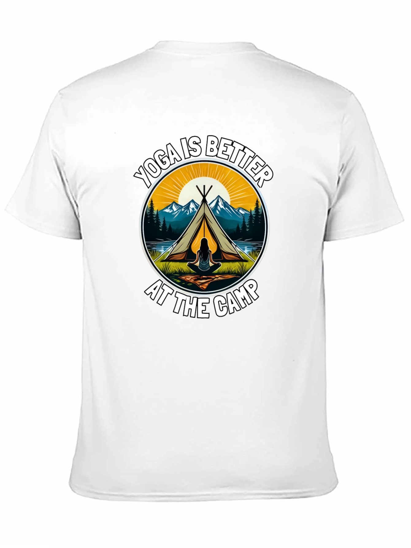 Yoga is Better at the Camp Graphic Tee
