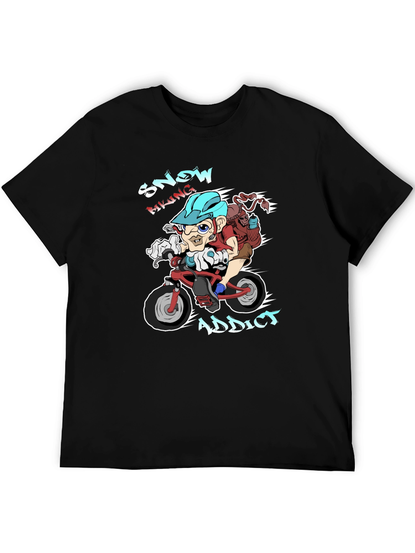 Snow Biking Addict T-Shirt