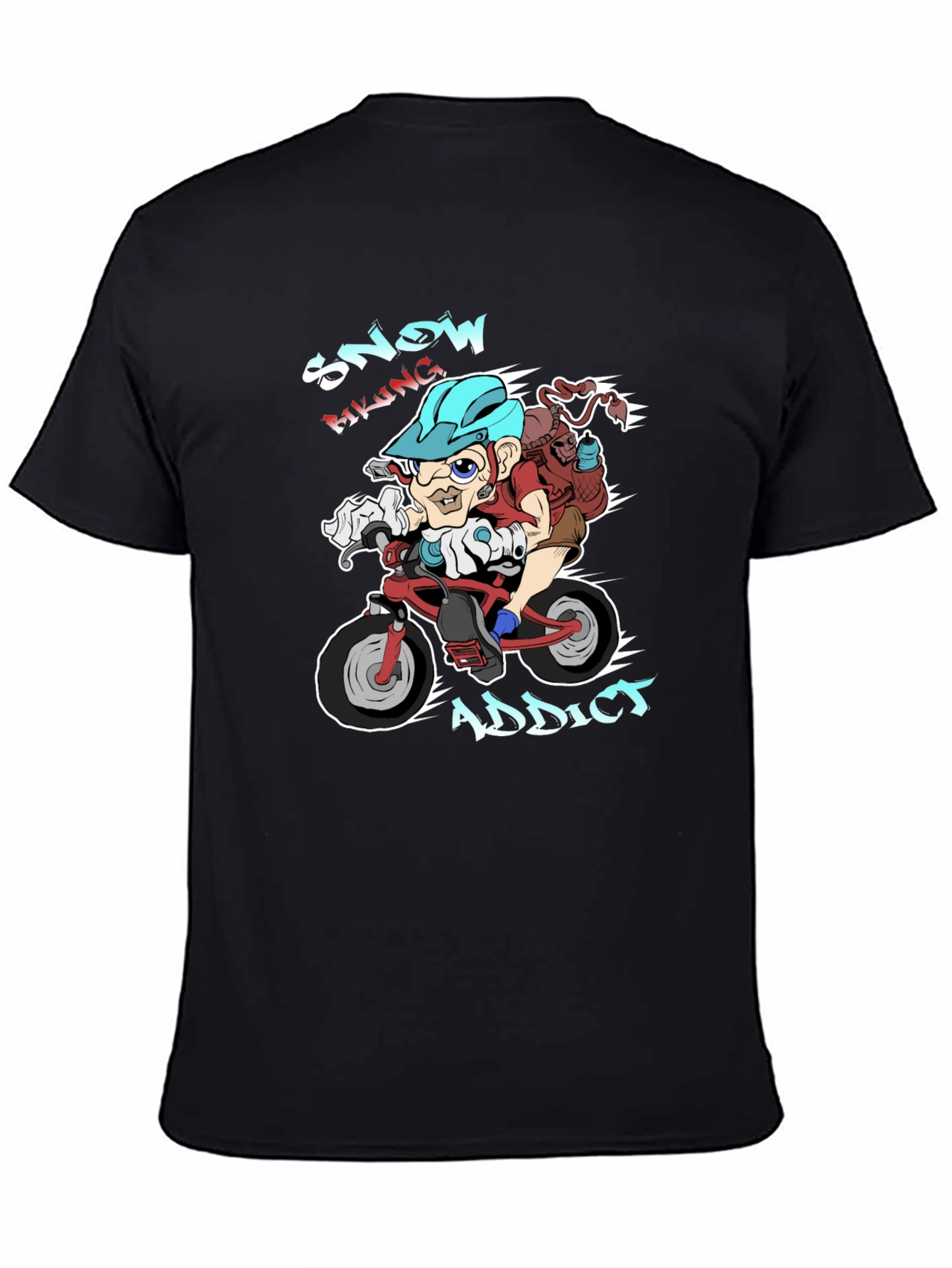 Snow Biking Addict T-Shirt