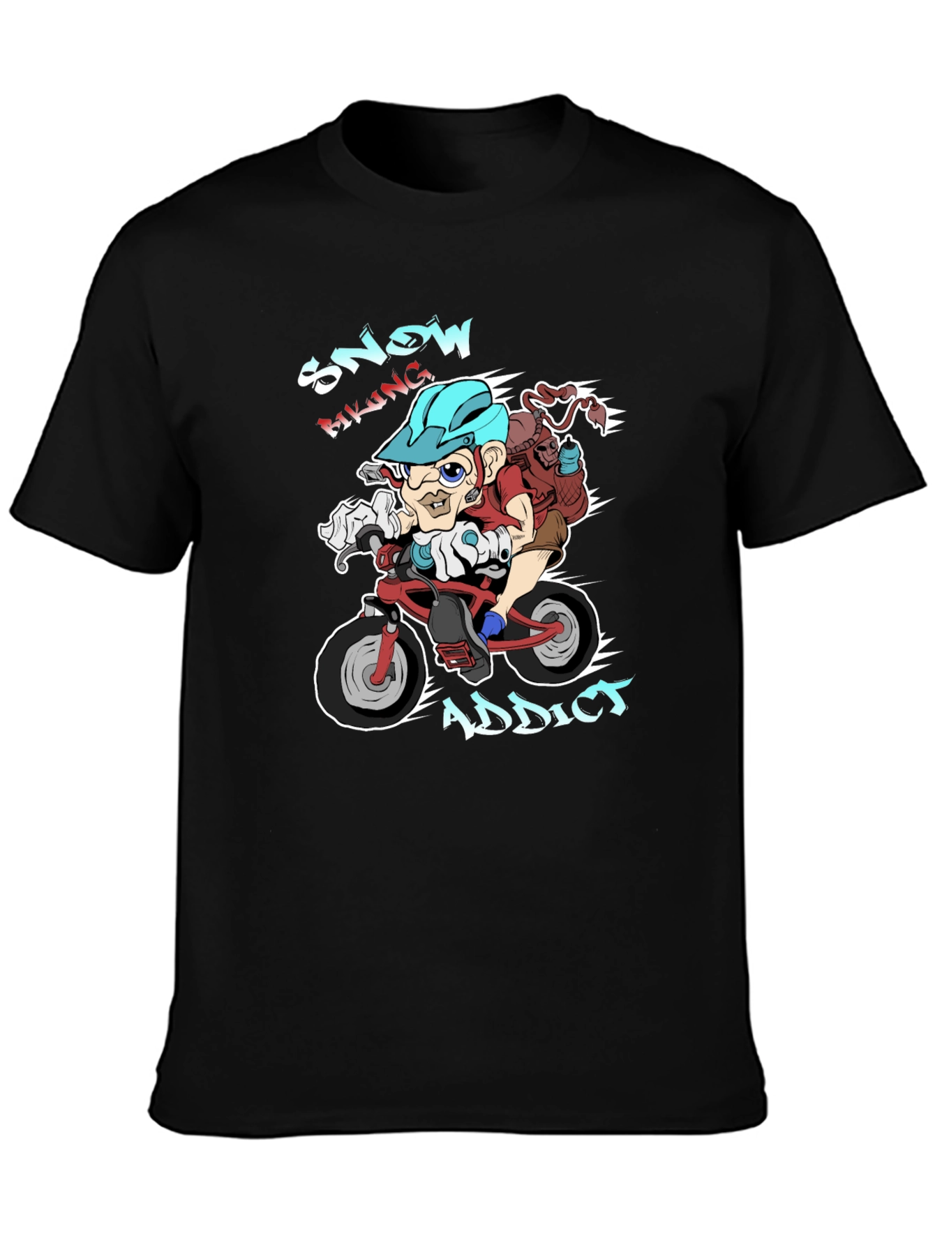 Snow Biking Addict T-Shirt