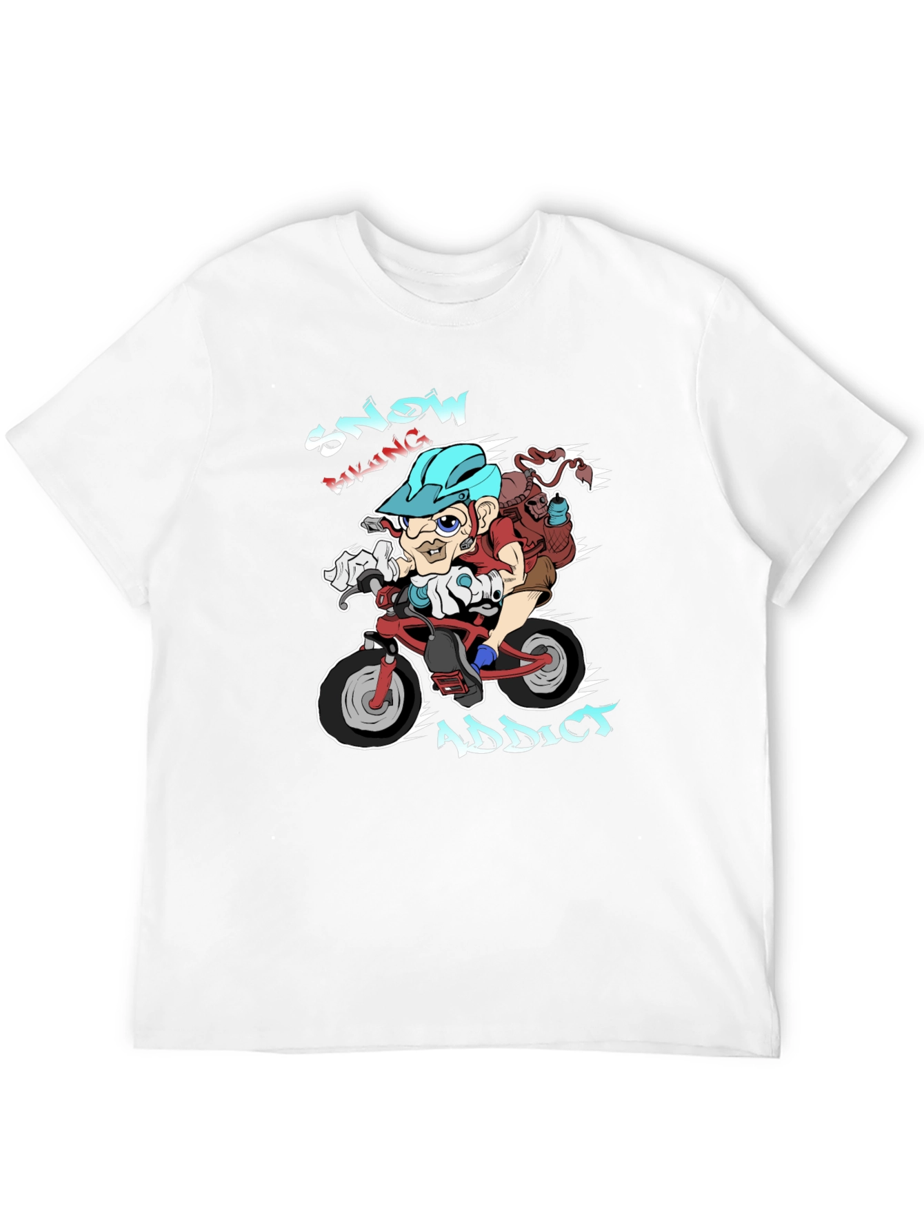 Snow Biking Addict T-Shirt