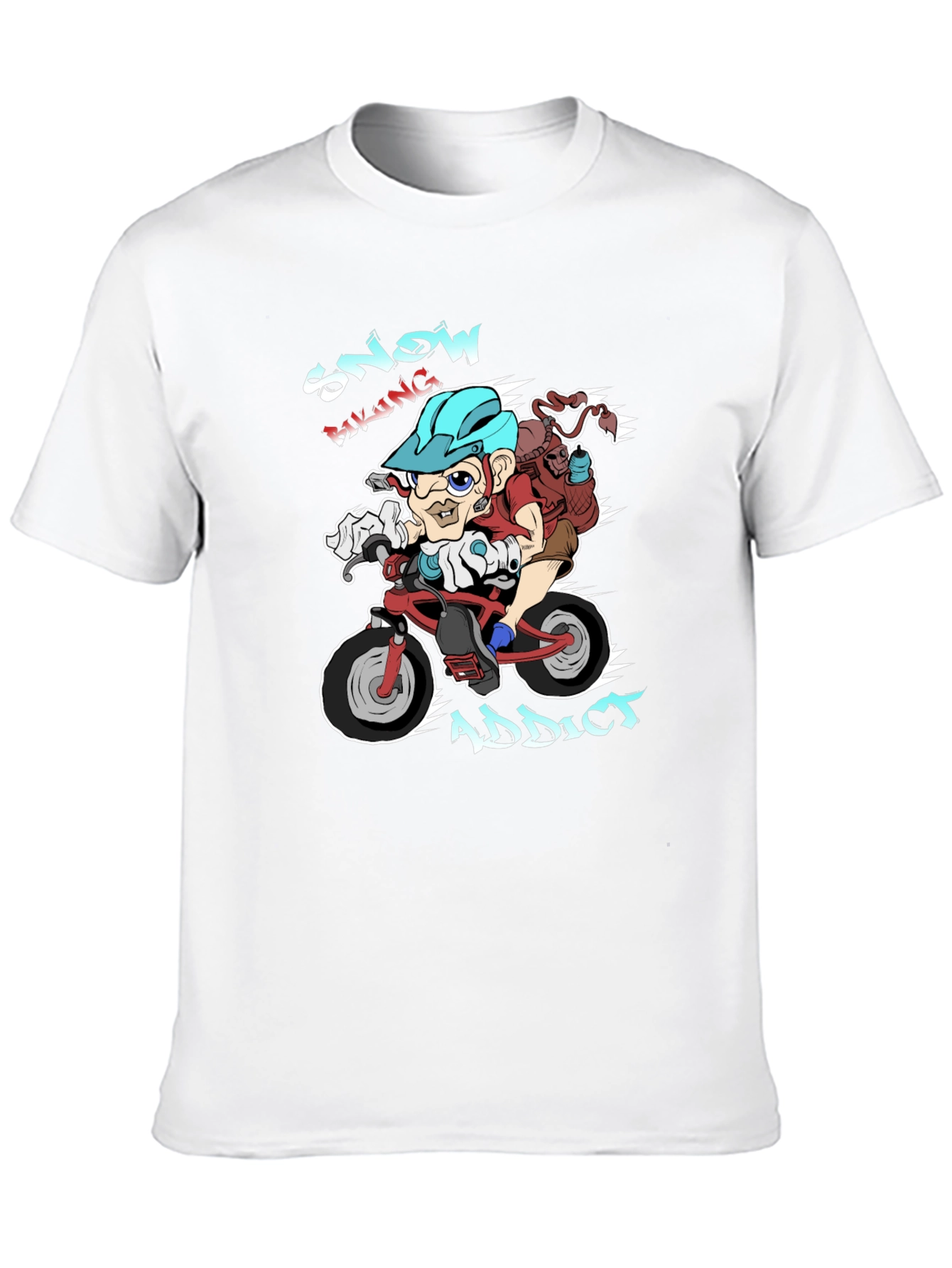 Snow Biking Addict T-Shirt