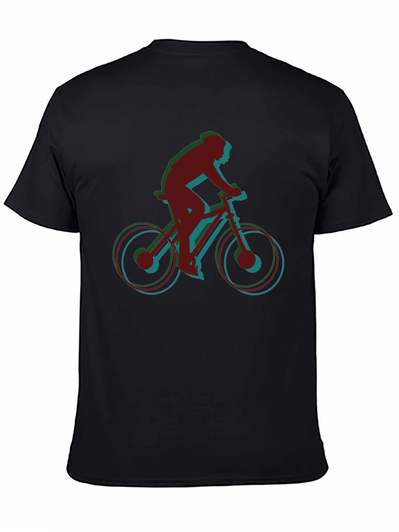 Biker Silhouette Graphic Tee - Ride in Style