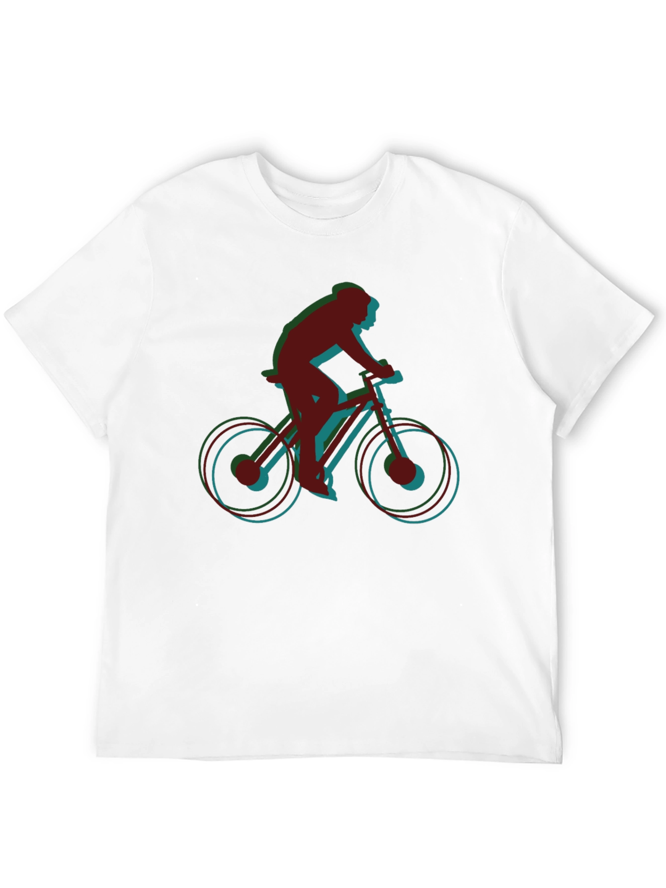 Biker Silhouette Graphic Tee - Ride in Style