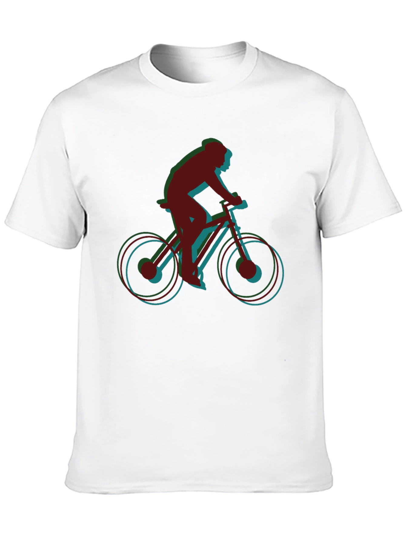 Biker Silhouette Graphic Tee - Ride in Style