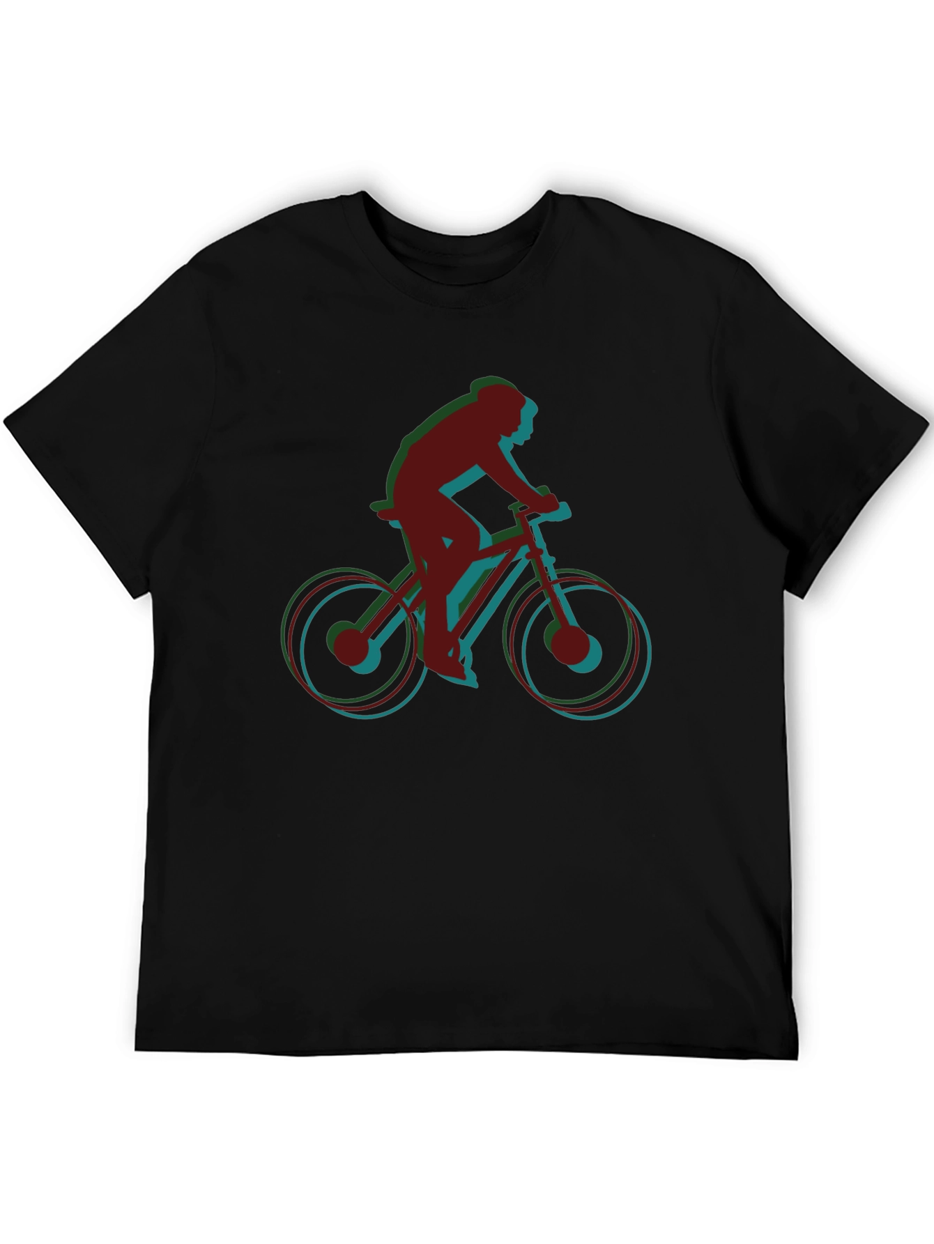 Biker Silhouette Graphic Tee - Ride in Style