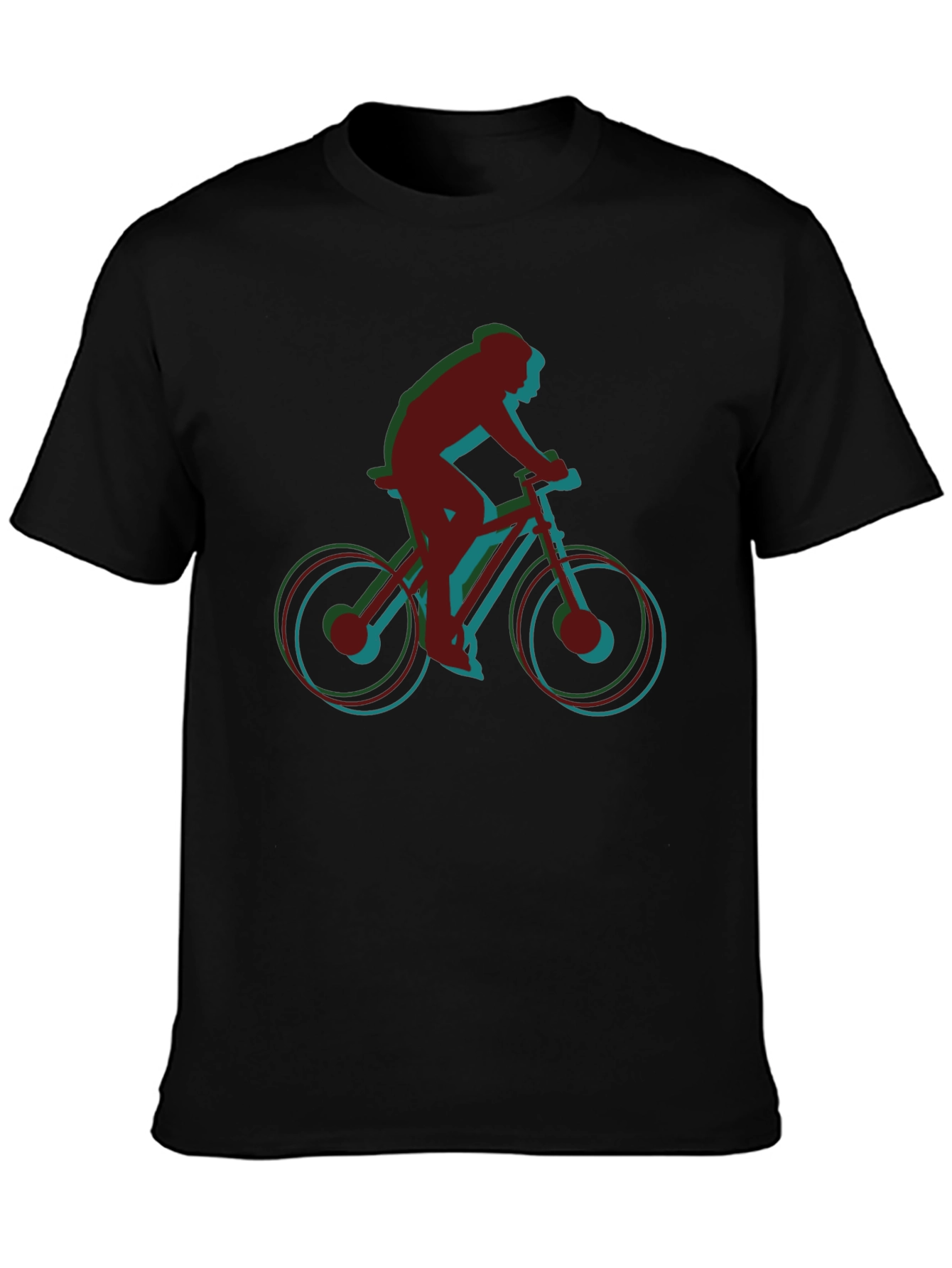 Biker Silhouette Graphic Tee - Ride in Style