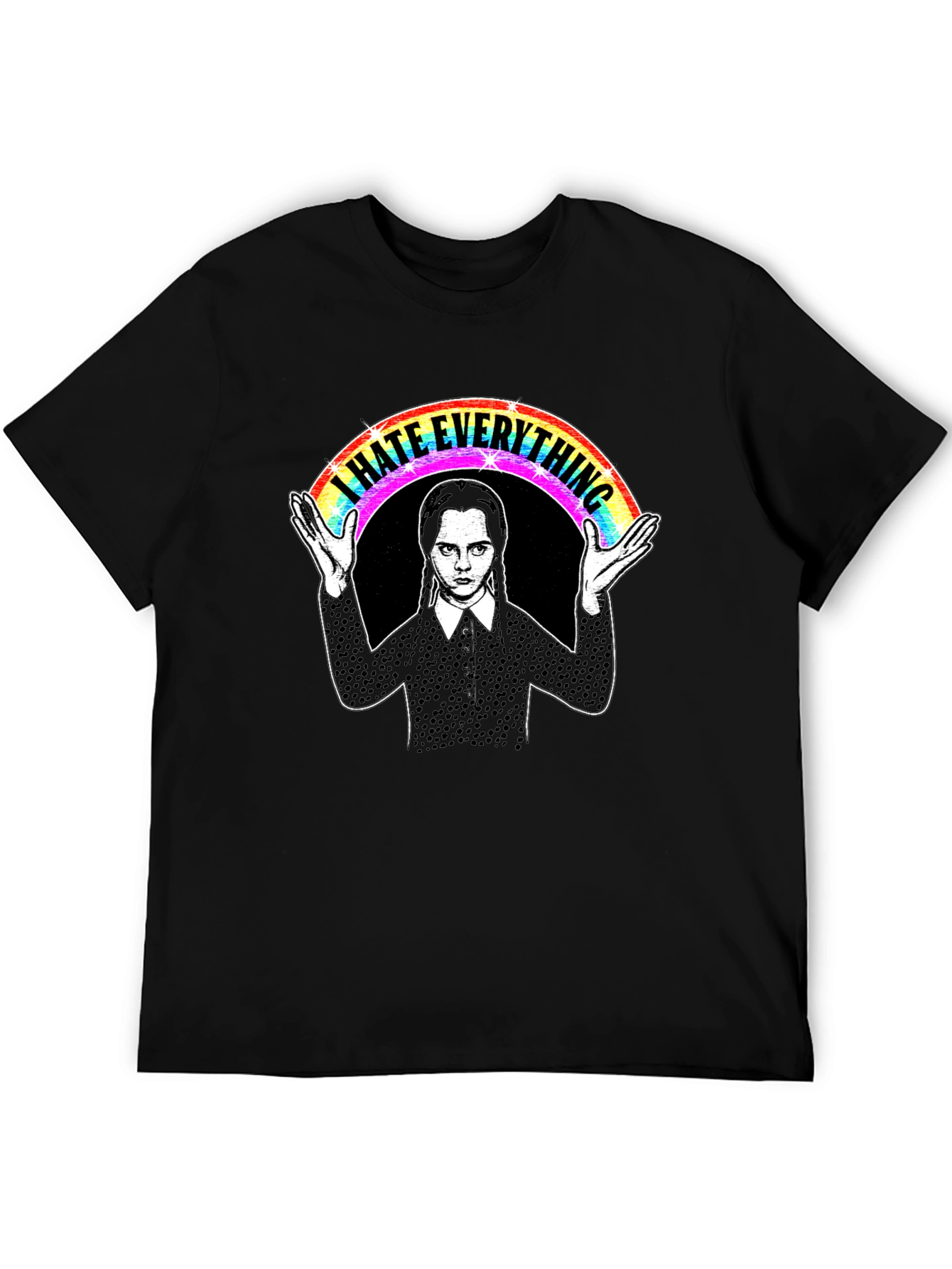 I Hate Everything Wednesday Rainbow T-Shirt